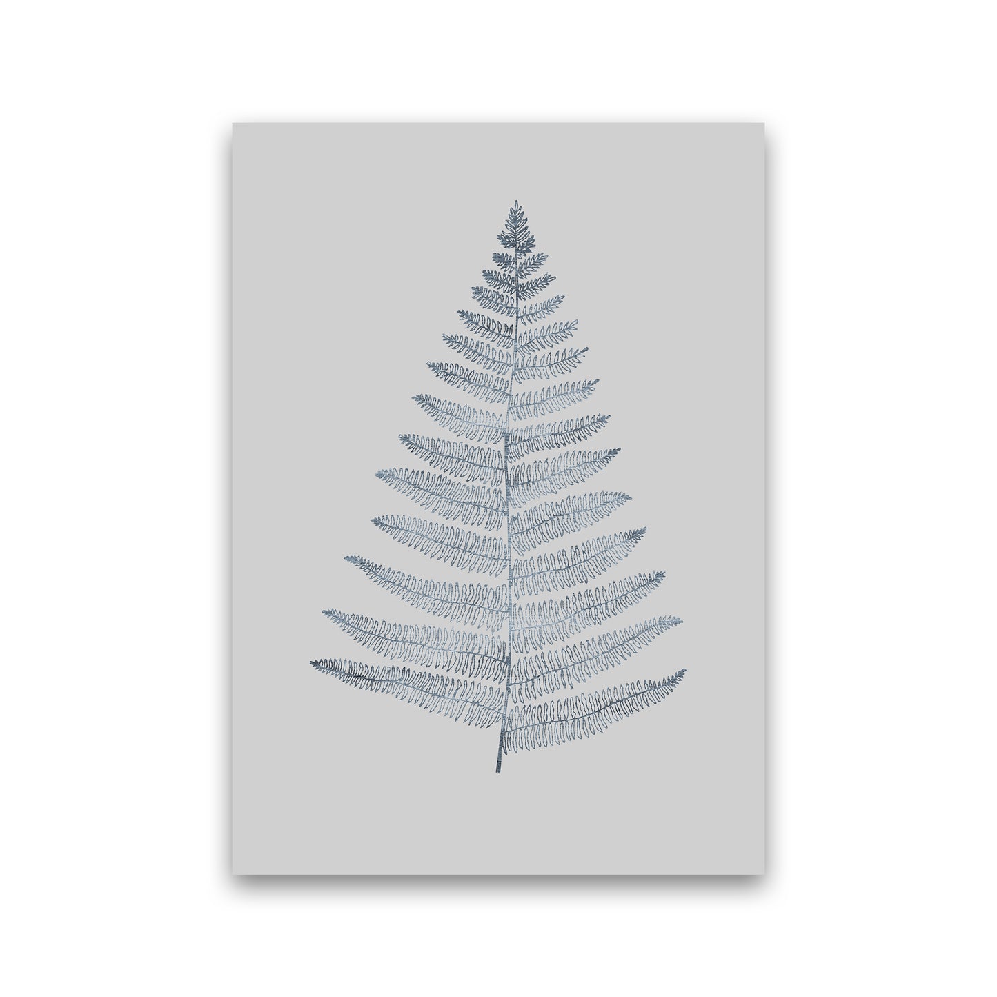 Botanica Minimalistica - GREY Modern Art Print by Kubistika Print Only