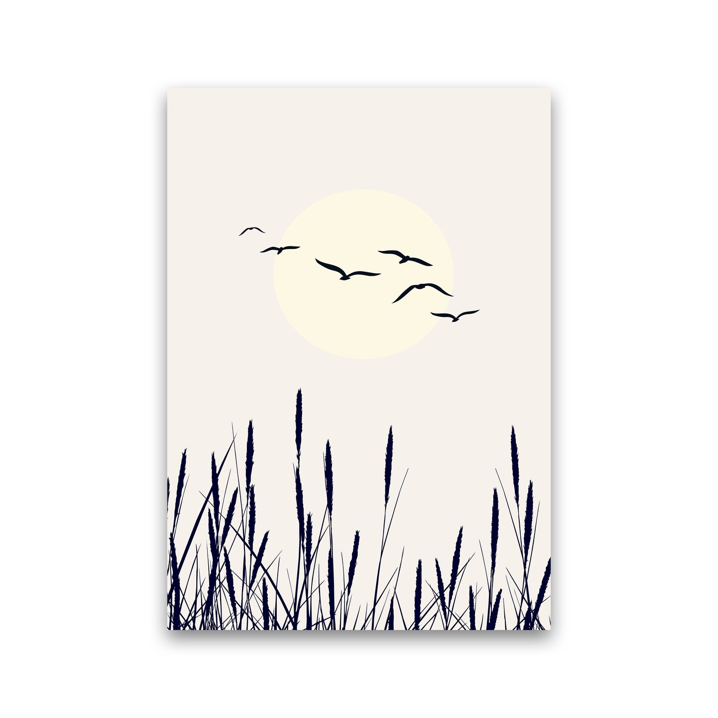 Shadows Of The Sun Contemporary Art Print by Kubistika Print Only