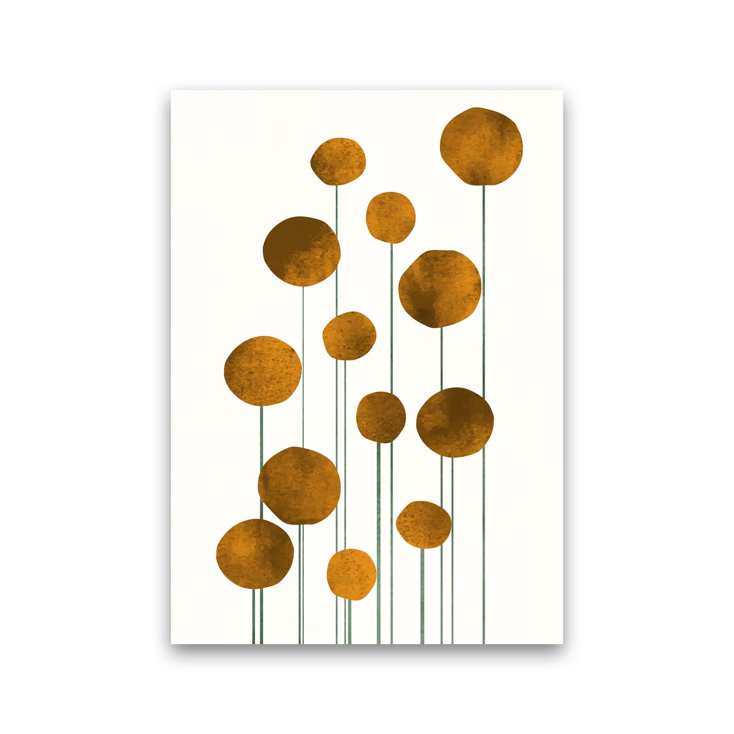 Waterflowers No.3 Art Print by Kubistika Print Only