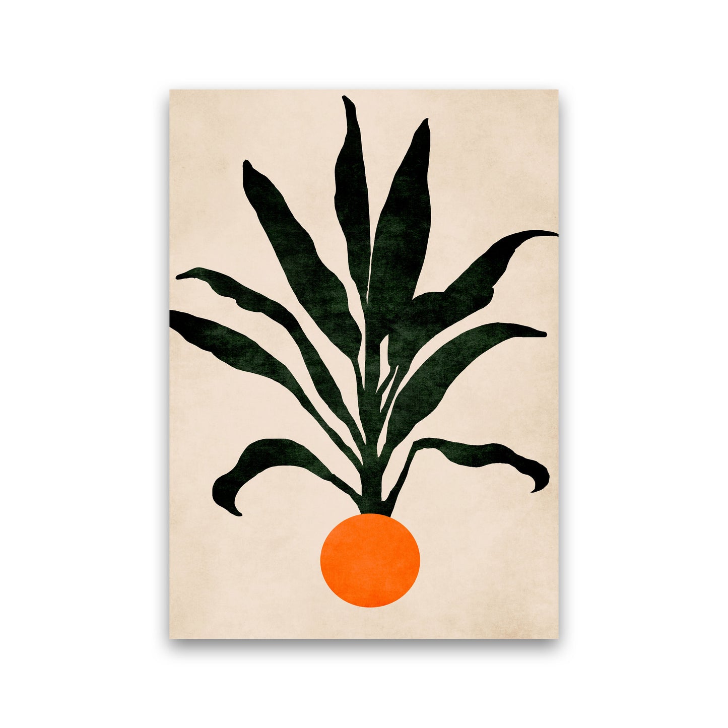 Pumpkin Portrait Art Print by Kubistika Print Only