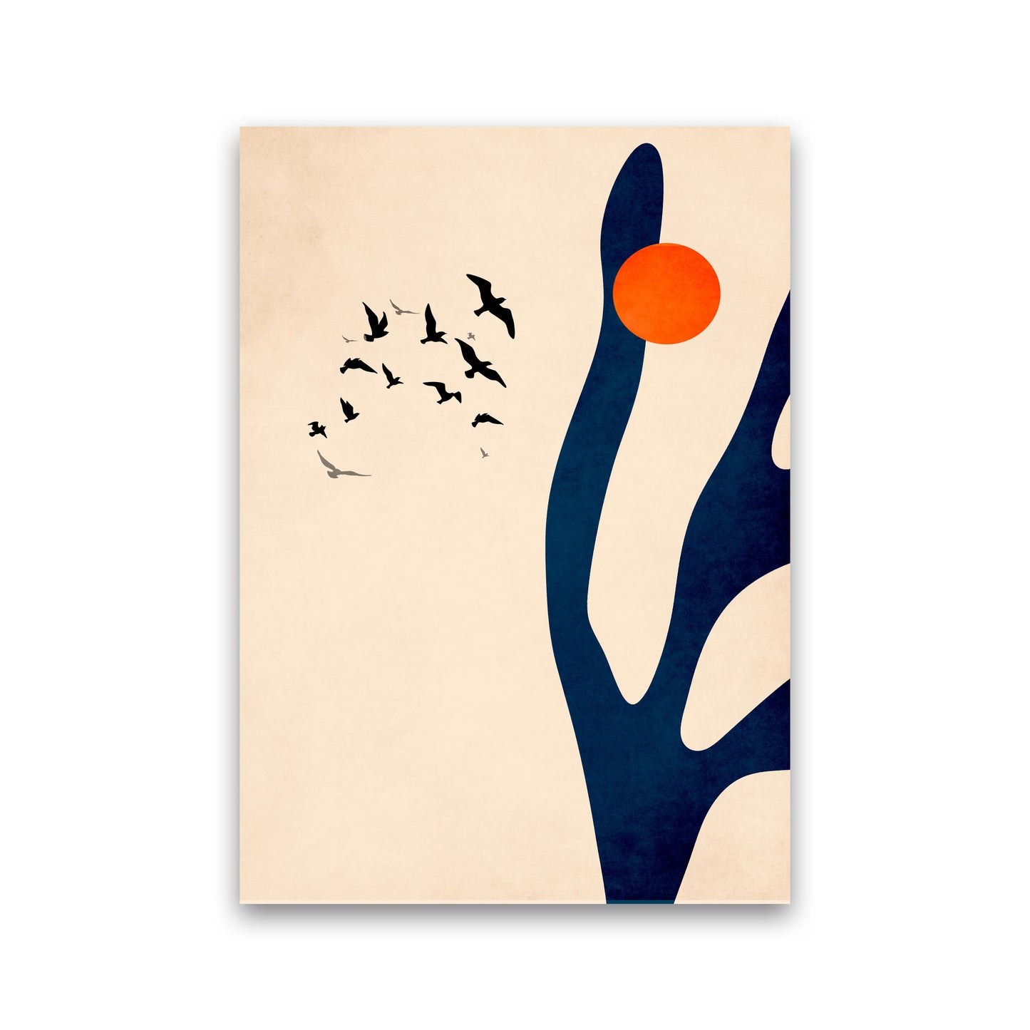 Desert Birds Art Print by Kubistika Print Only