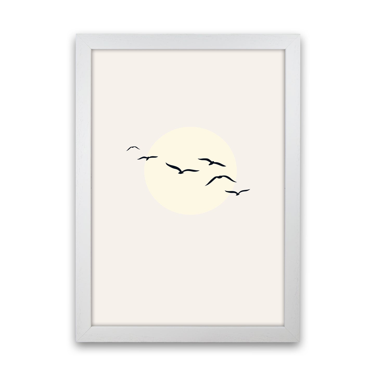 Adorable Skies Contemporary Art Print by Kubistika White Grain