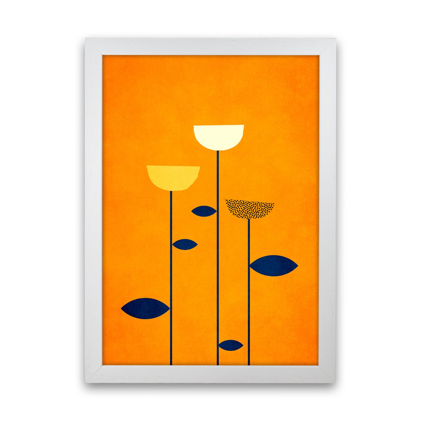 We Are Family - 3 Colourful Modern Art Print by Kubistika White Grain
