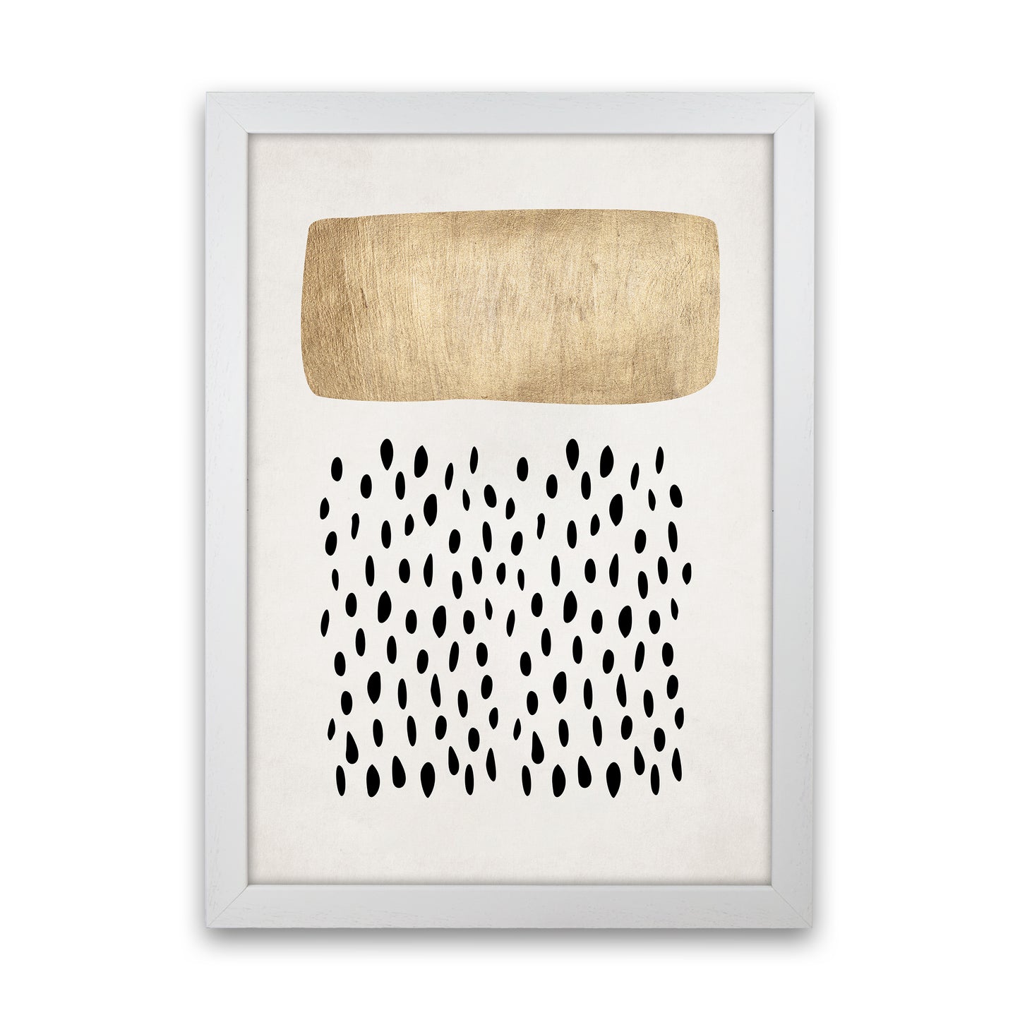 Opus No Contemporary Art Print by Kubistika White Grain