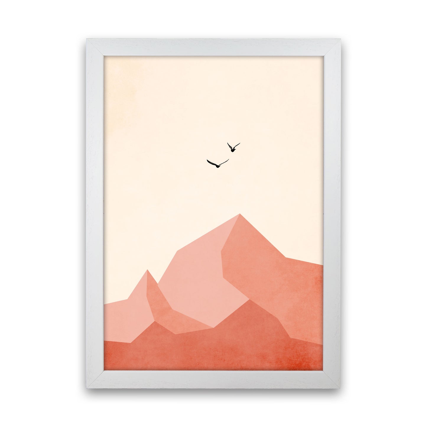 Zugspitze EINS Art Print by Kubistika White Grain