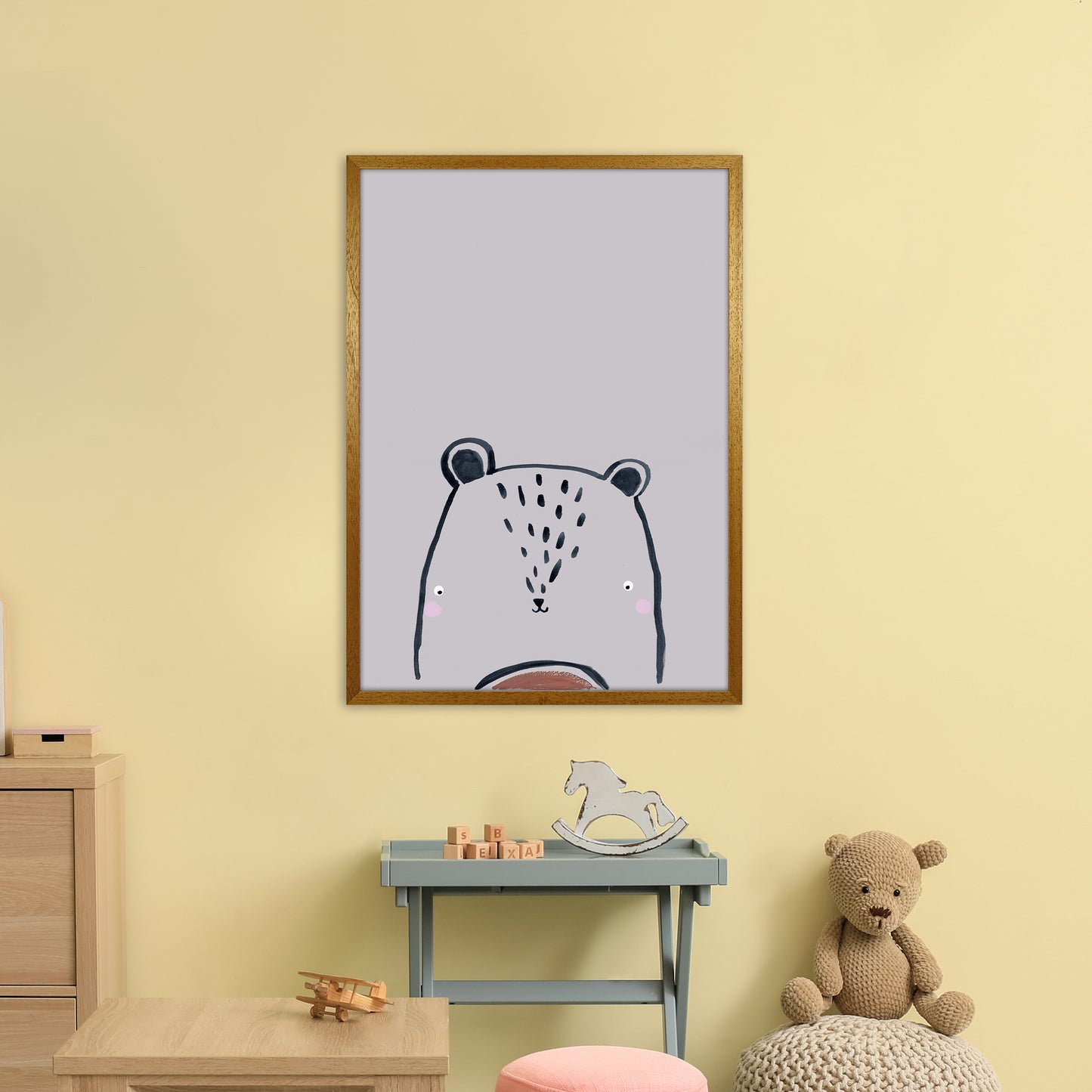 Teddy Art Print by Laura Irwin A1 Print Only