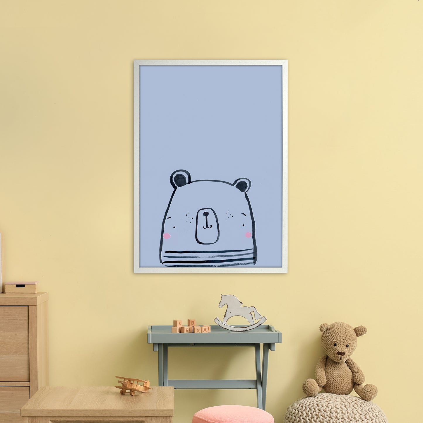 Polar Art Print by Laura Irwin A1 Oak Frame