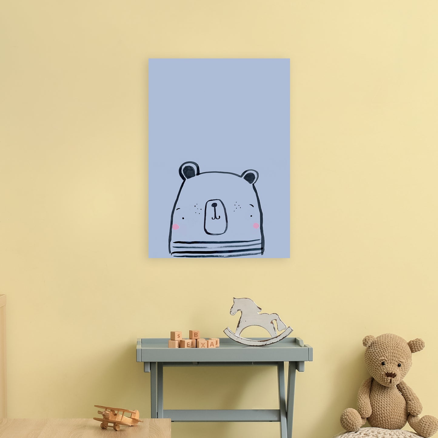 Polar Art Print by Laura Irwin A2 Black Frame