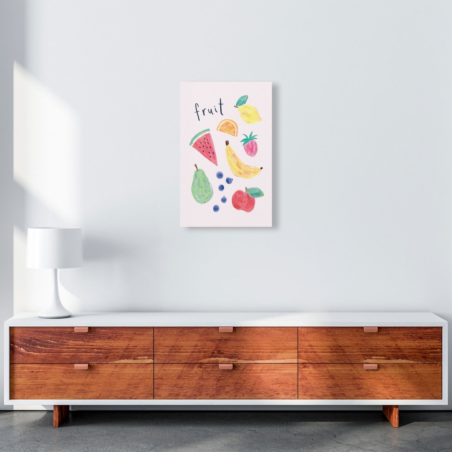 Fruit Art Print by Laura Irwin A3 Canvas