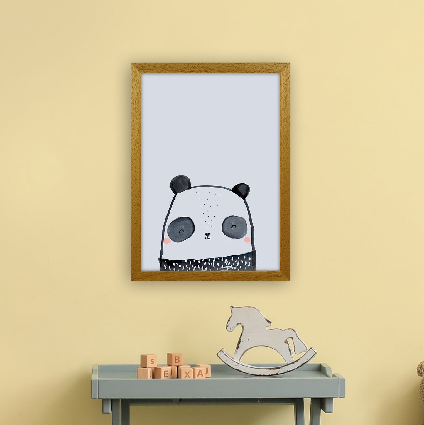 Panda Art Print by Laura Irwin A3 Print Only