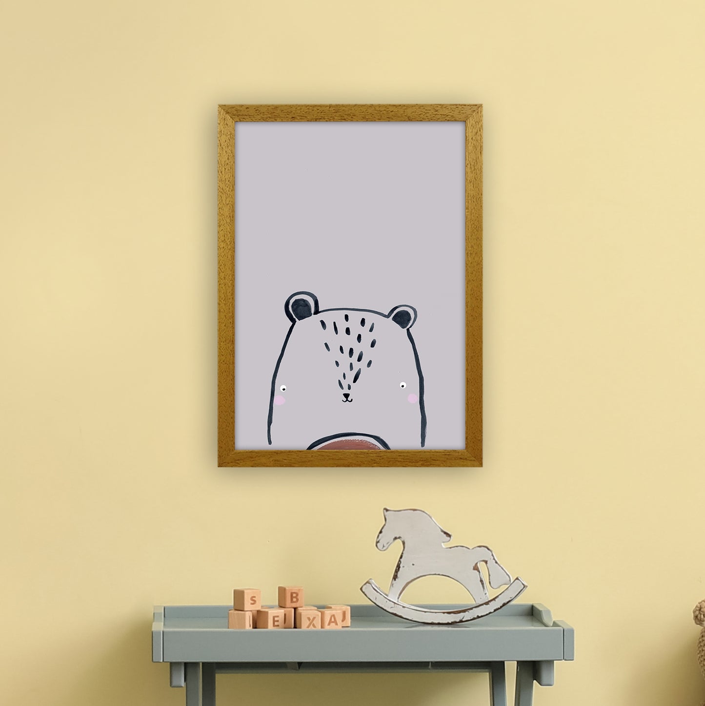Teddy Art Print by Laura Irwin A3 Print Only