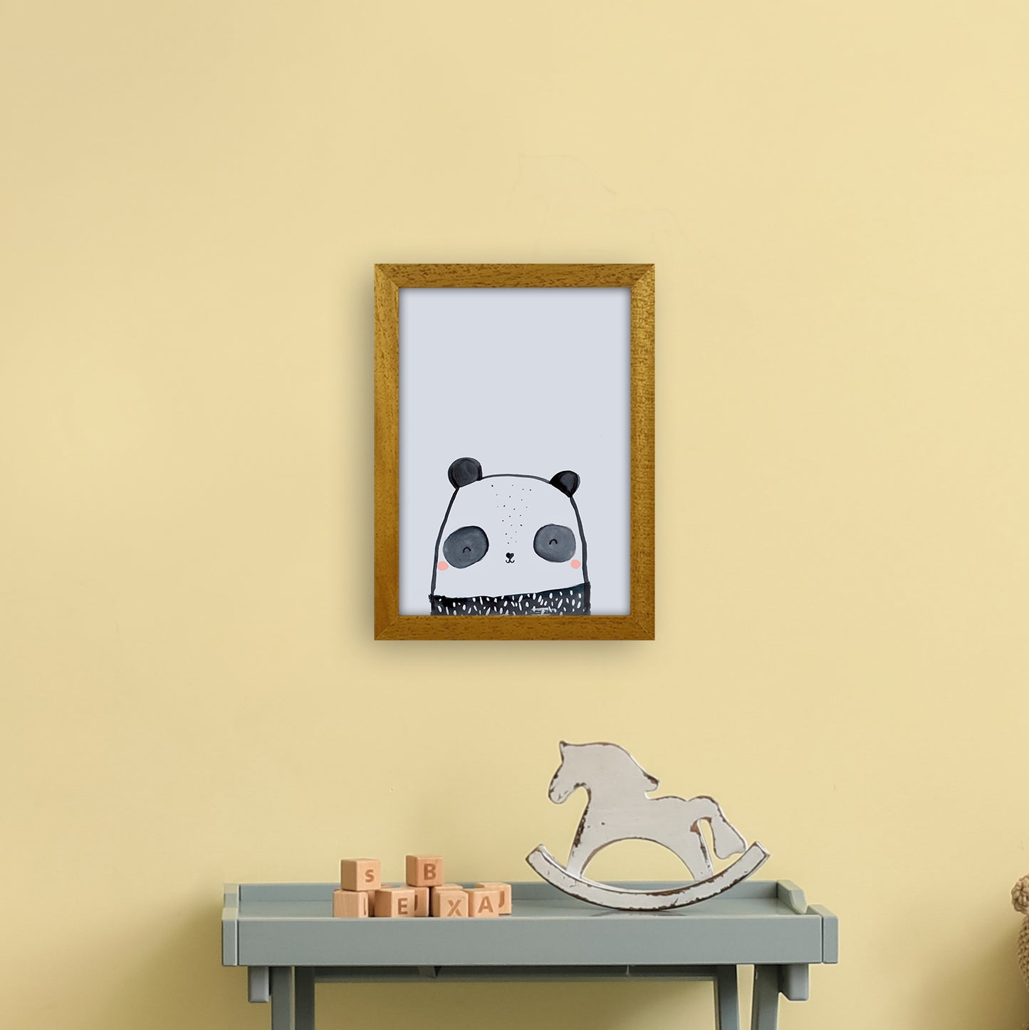 Panda Art Print by Laura Irwin A4 Print Only