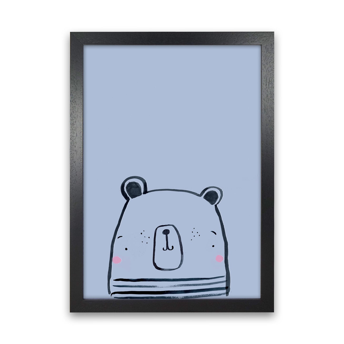 Polar Art Print by Laura Irwin Black Grain