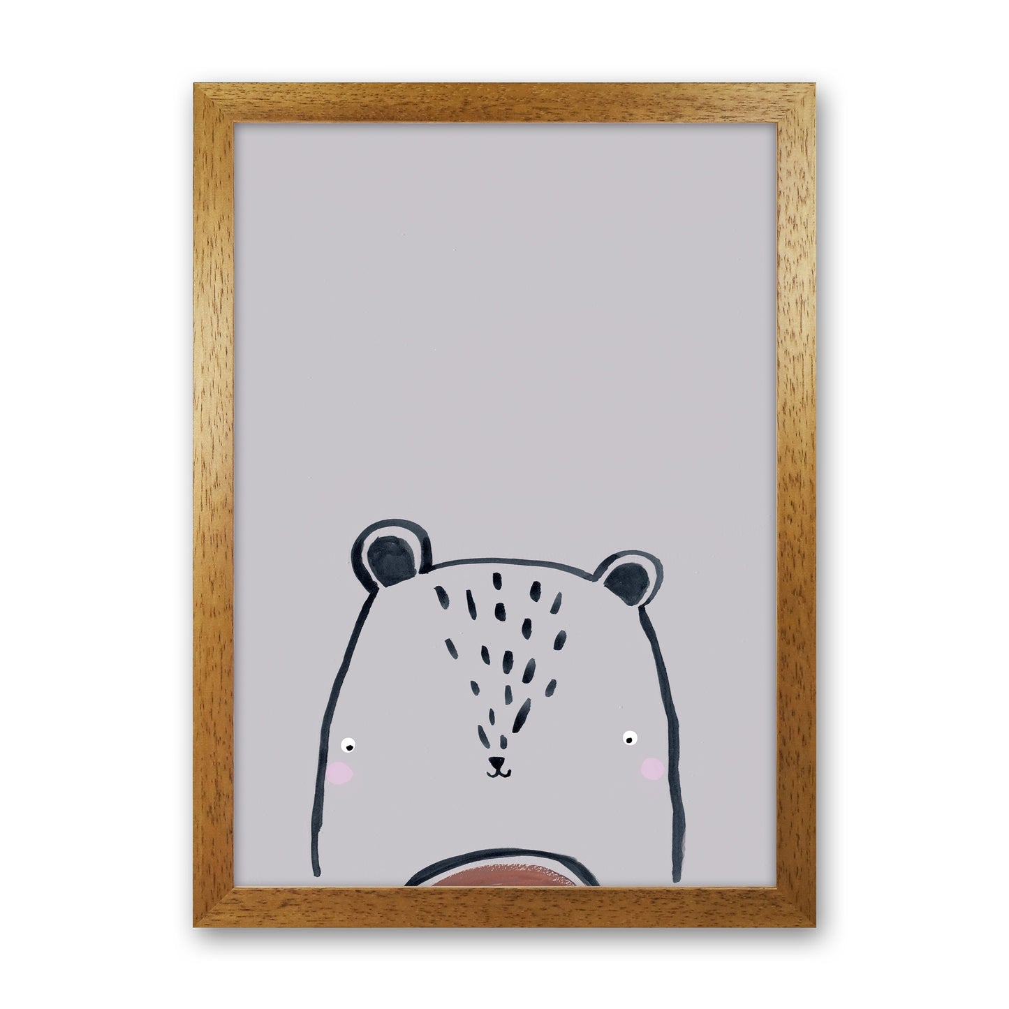 Teddy Art Print by Laura Irwin Oak Grain