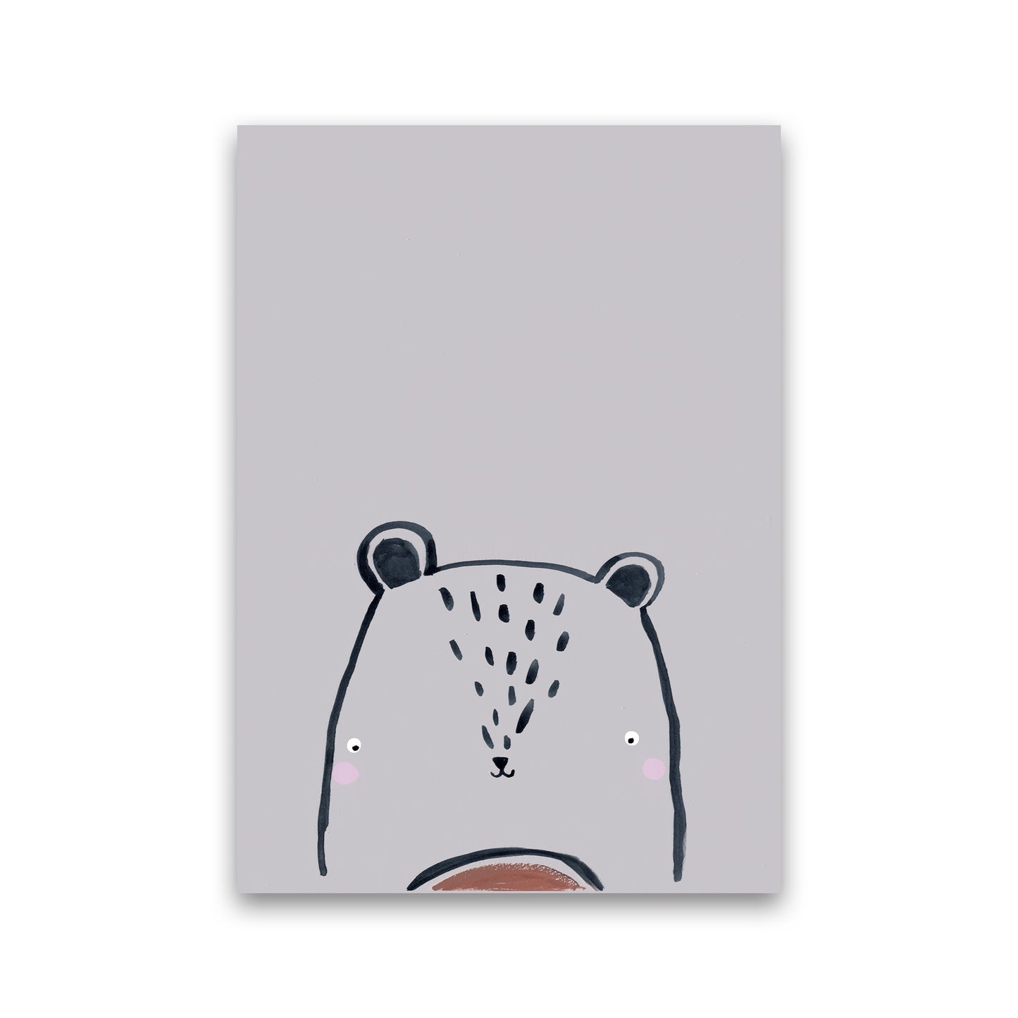 Teddy Art Print by Laura Irwin Print Only