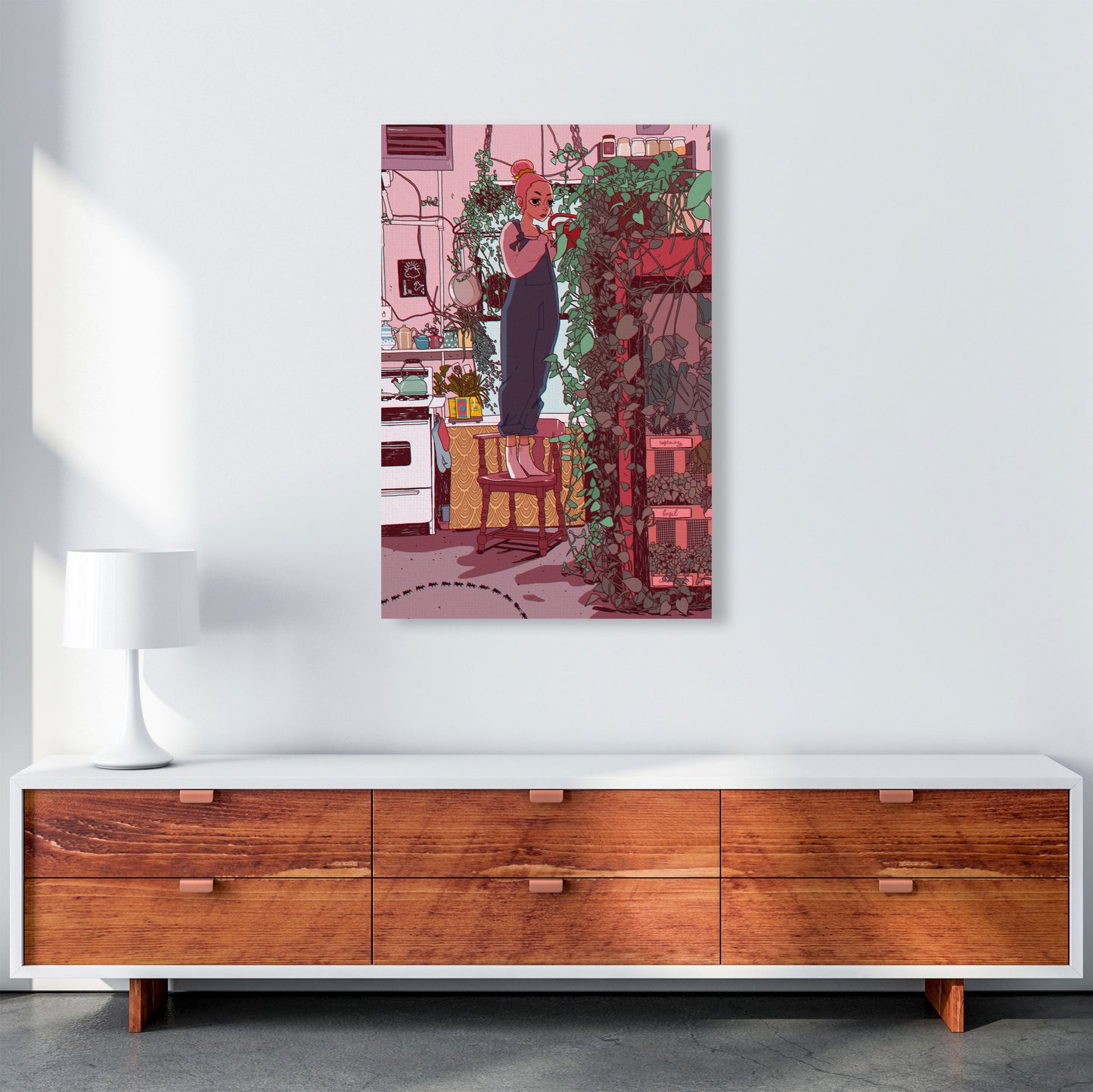 Self Care Art Print by Lucy Michelle A1 Canvas