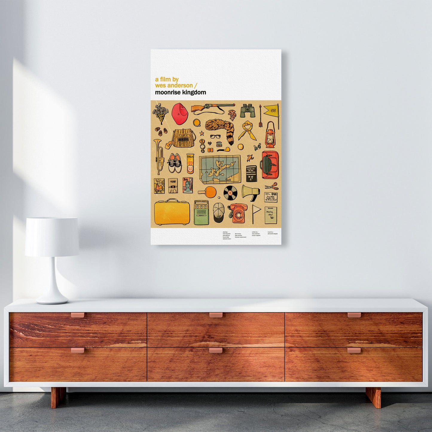 Moonrise Art Print by Lucy Michelle A1 Canvas