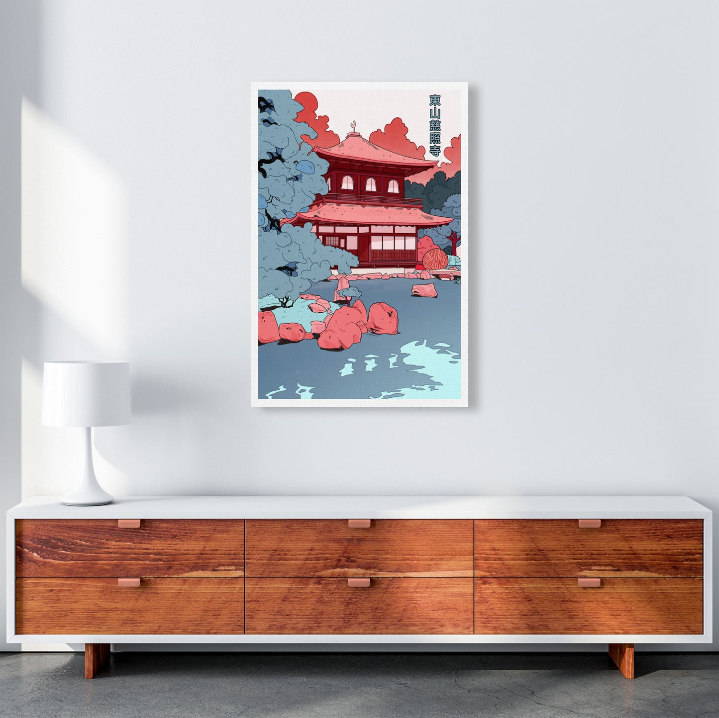 Ginkakuji Art Print by Lucy Michelle A1 Canvas