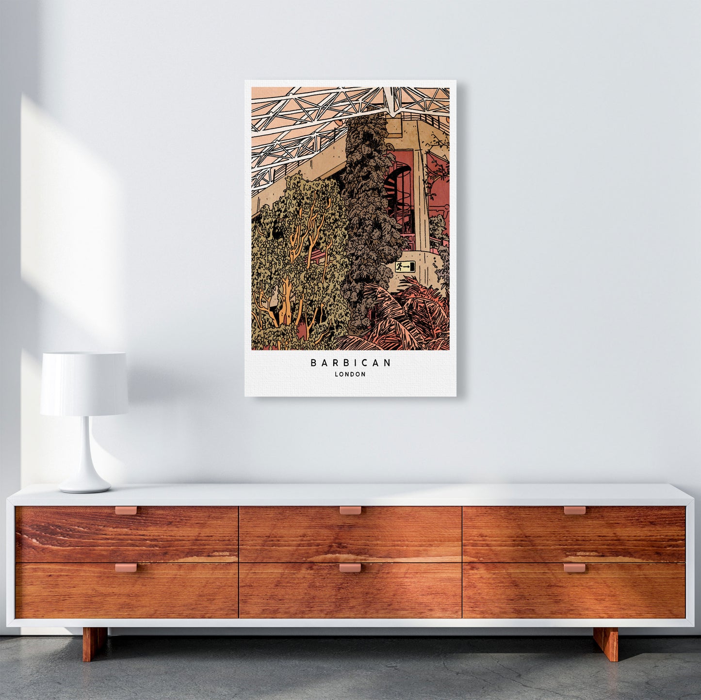 Barbican Art Print by Lucy Michelle A1 Canvas
