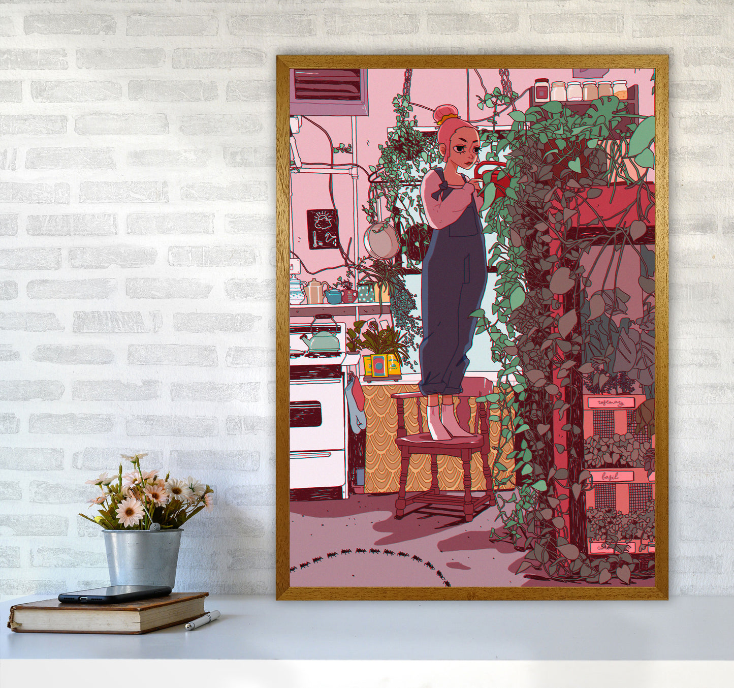 Self Care Art Print by Lucy Michelle A1 Print Only