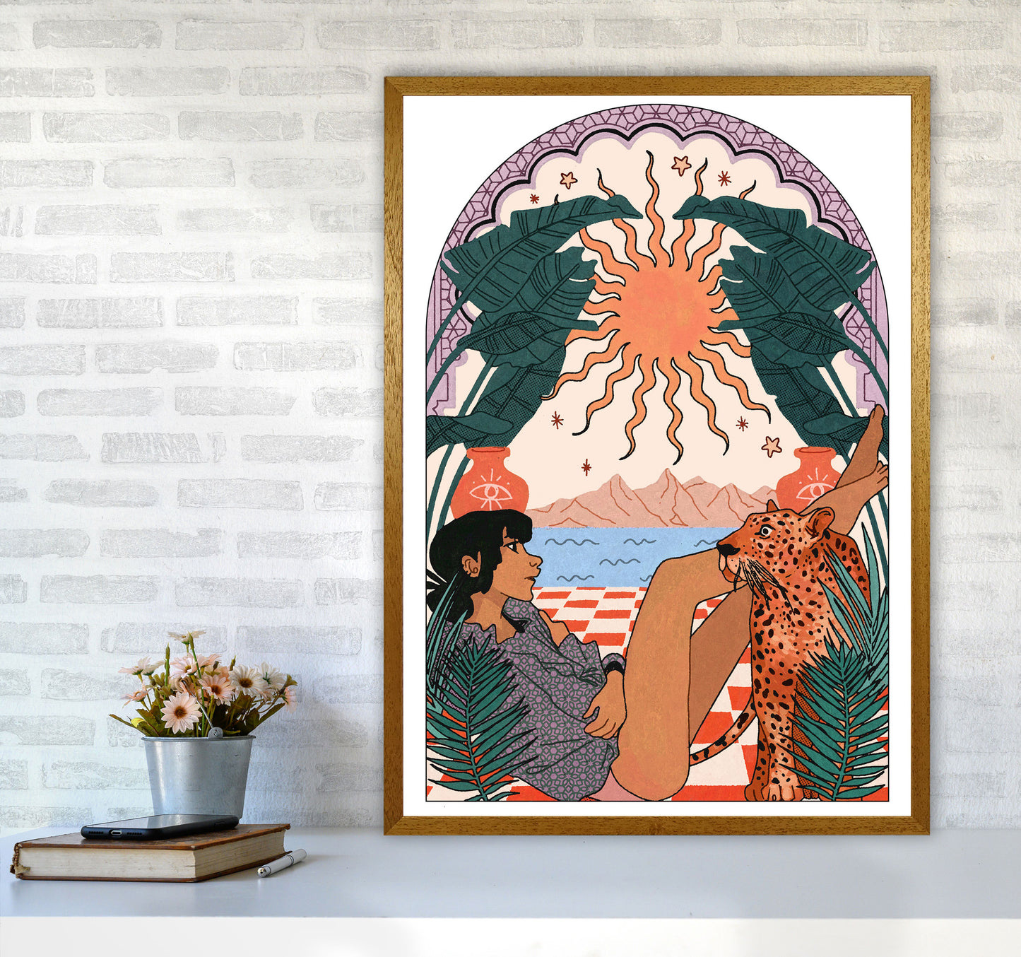 Jaguar Art Print by Lucy Michelle A1 Print Only