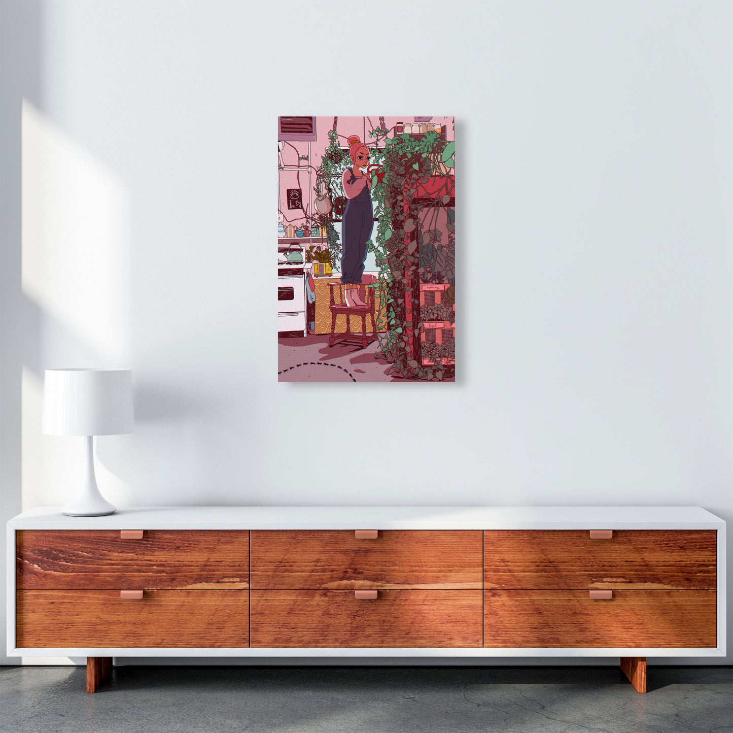 Self Care Art Print by Lucy Michelle A2 Canvas