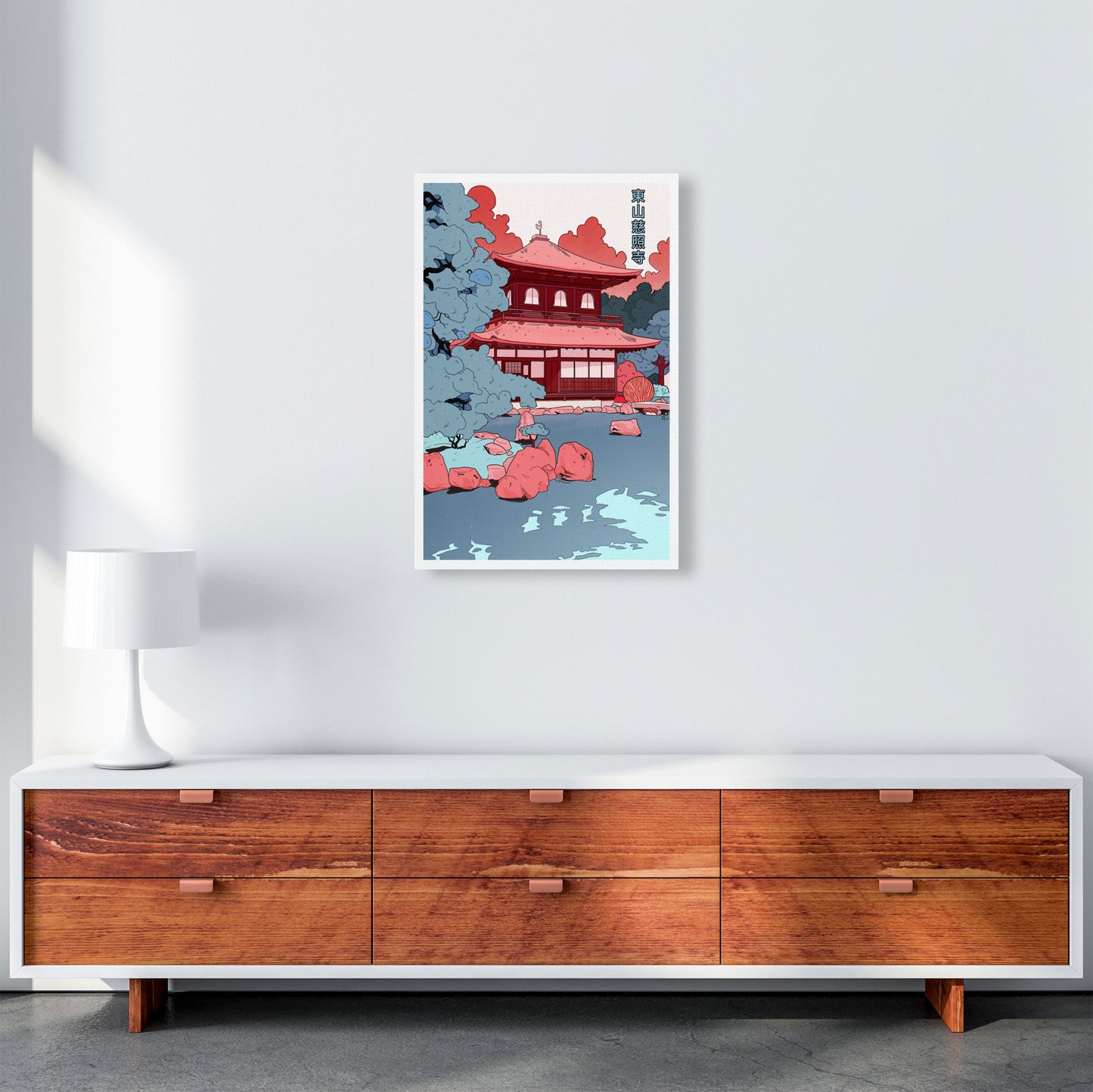 Ginkakuji Art Print by Lucy Michelle A2 Canvas