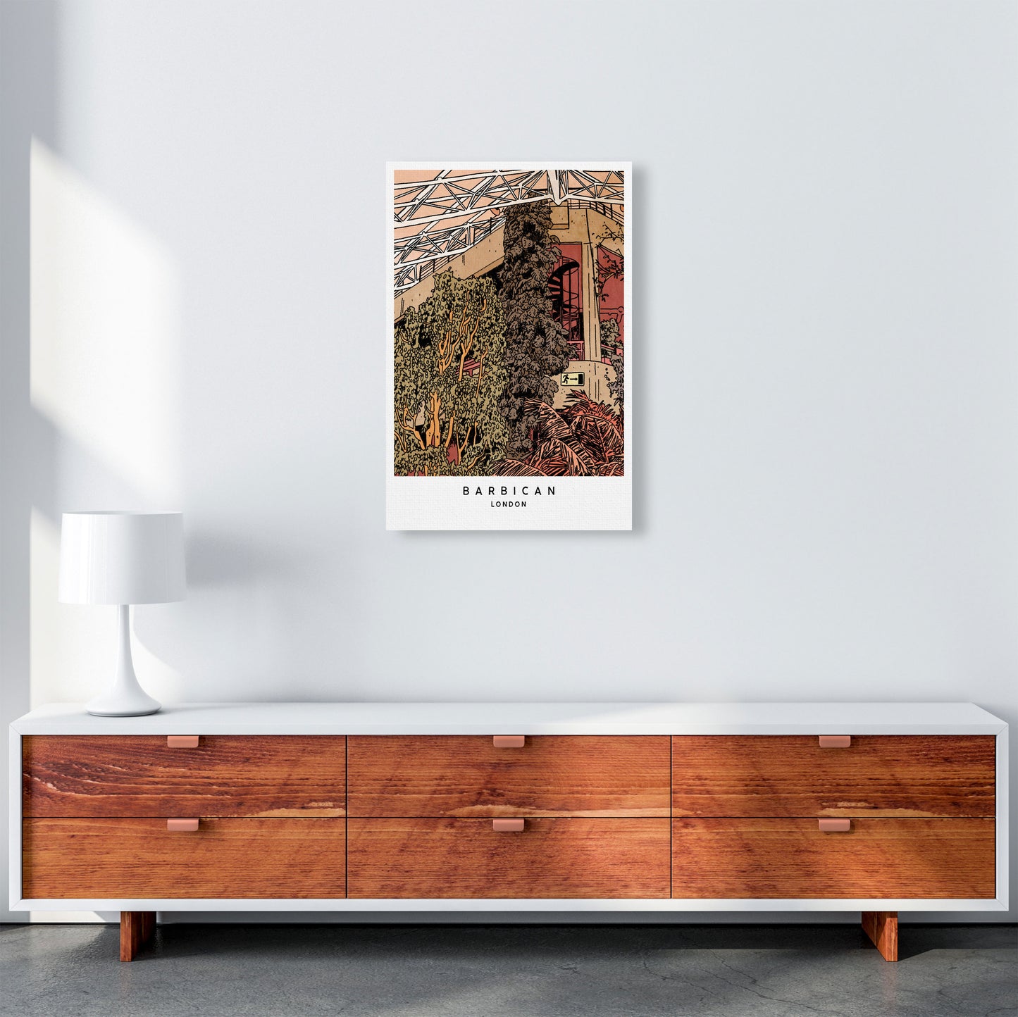 Barbican Art Print by Lucy Michelle A2 Canvas
