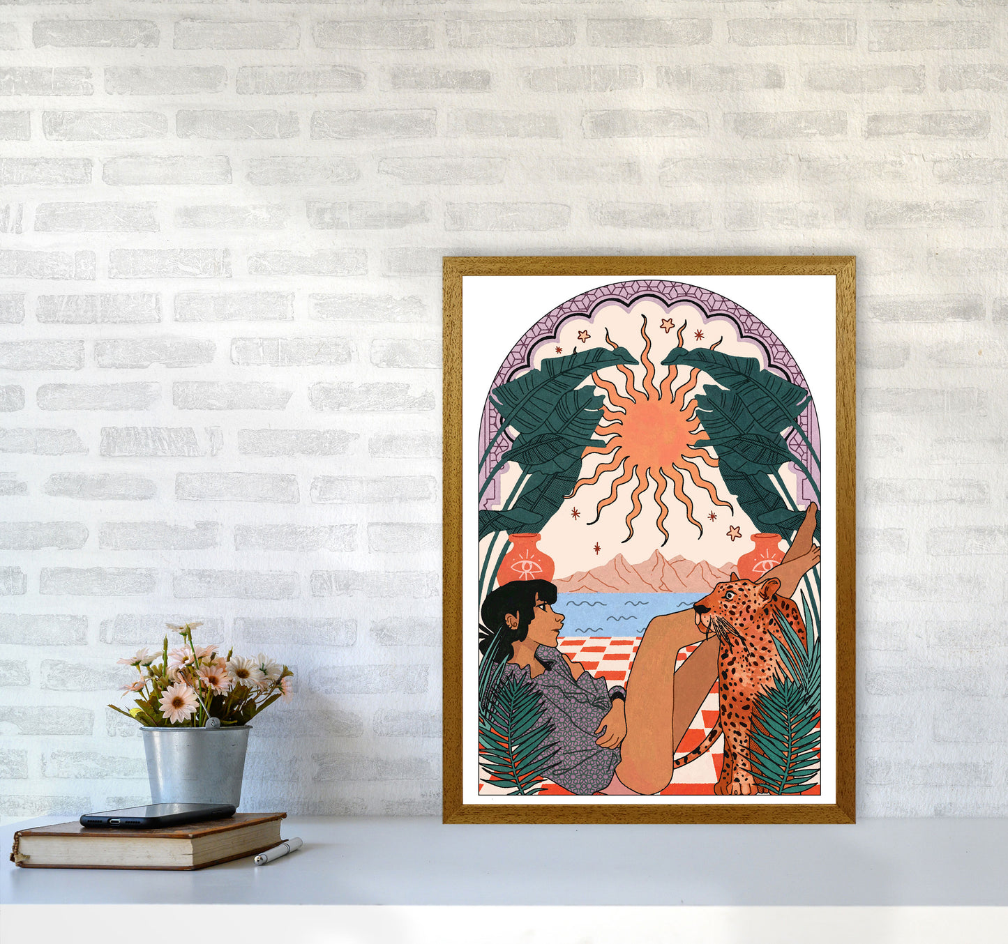 Jaguar Art Print by Lucy Michelle A2 Print Only