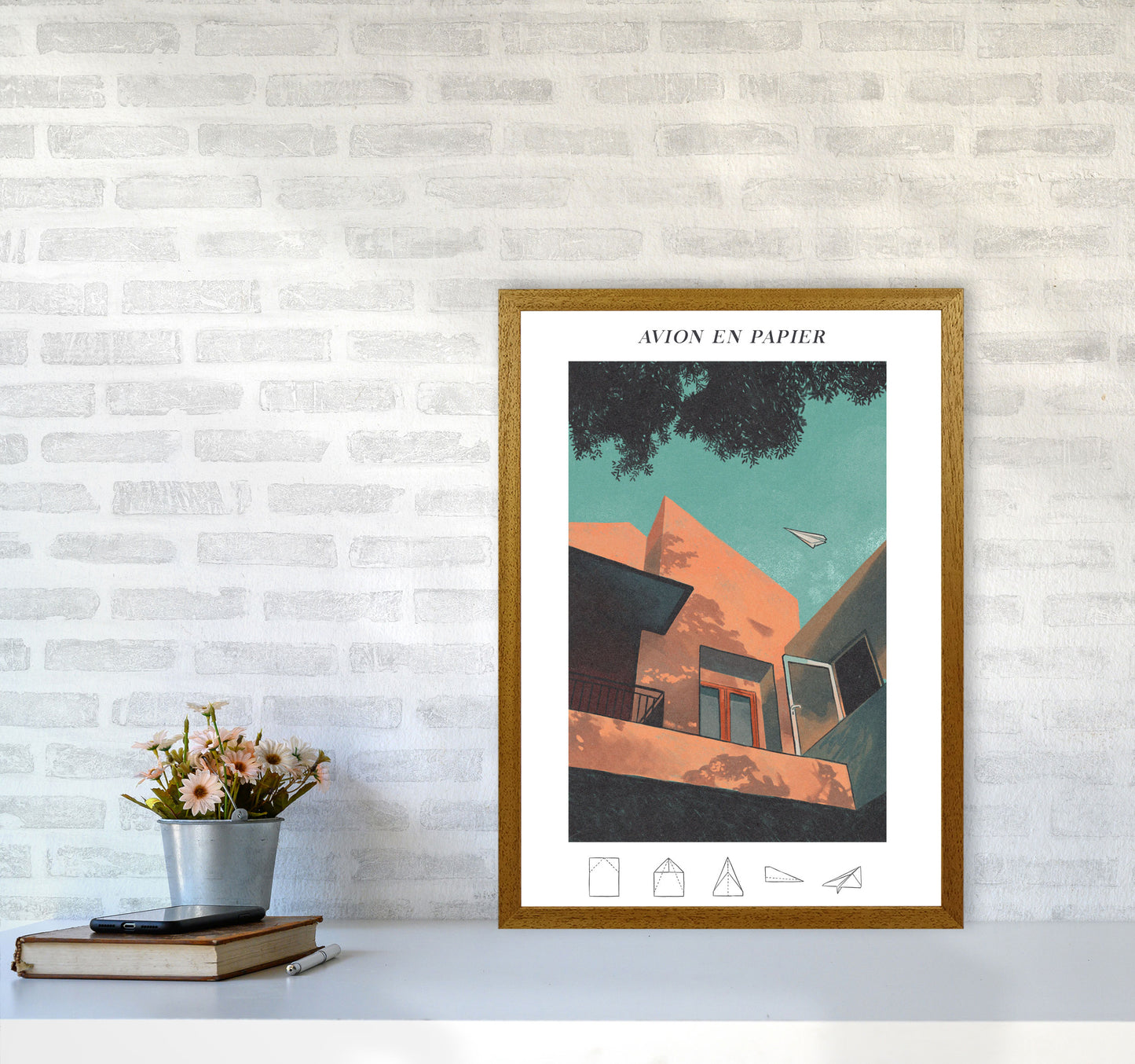 Avion En Papier Art Print by Lucy Michelle A2 Print Only