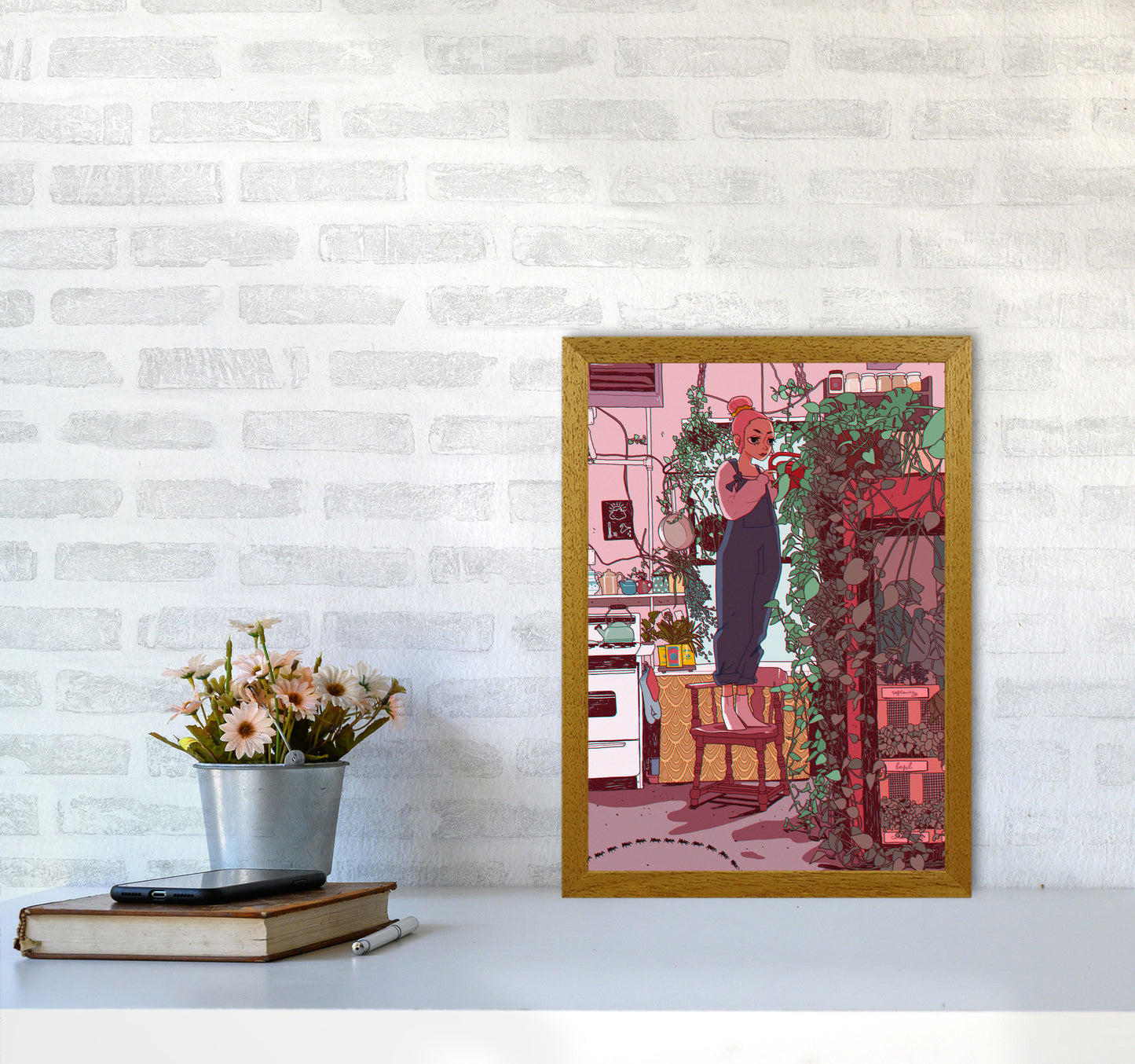 Self Care Art Print by Lucy Michelle A3 Print Only