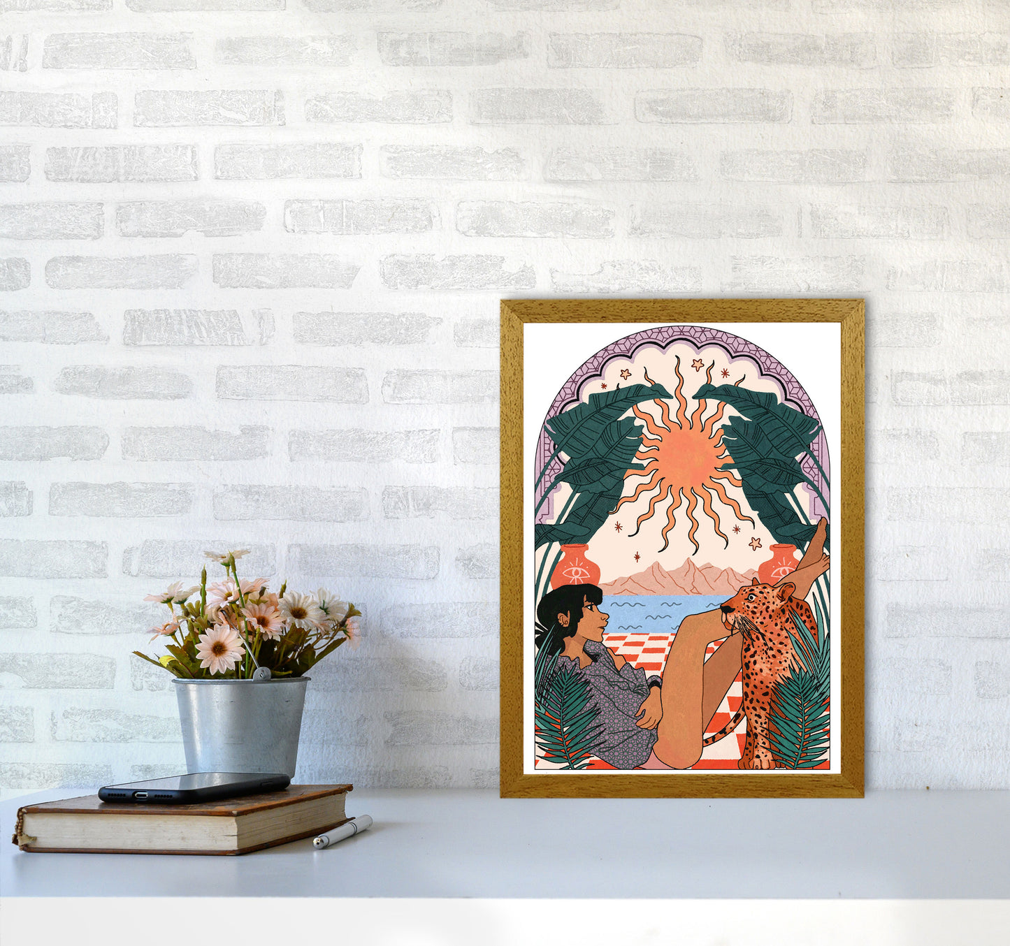 Jaguar Art Print by Lucy Michelle A3 Print Only