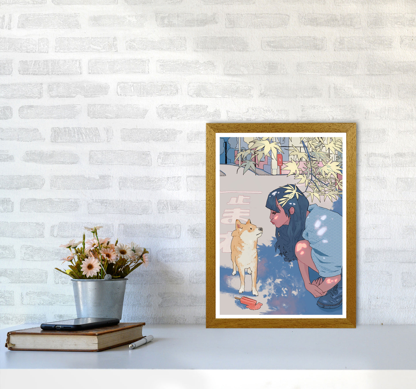 Shiba Art Print by Lucy Michelle A3 Print Only