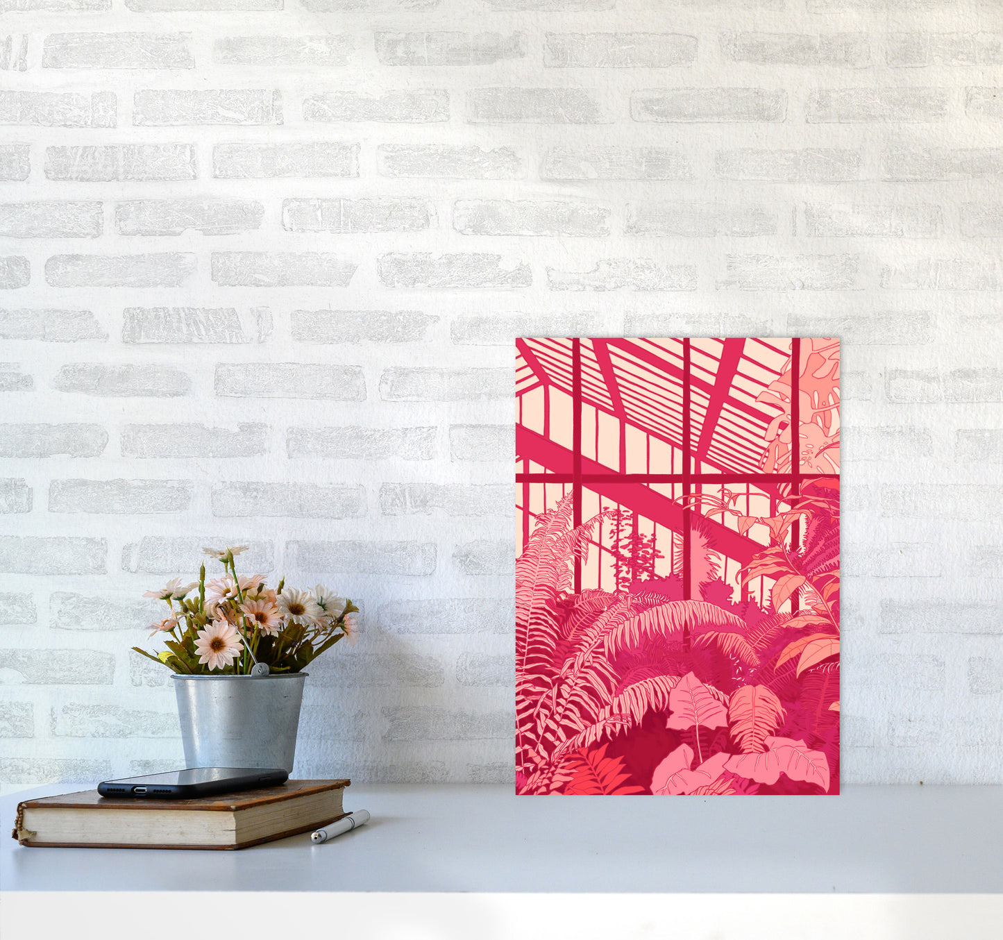 Dramatic Art Print by Lucy Michelle A3 Black Frame