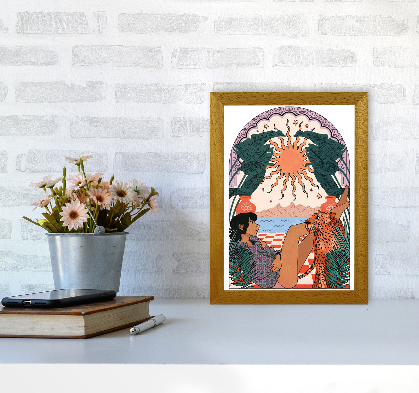 Jaguar Art Print by Lucy Michelle A4 Print Only