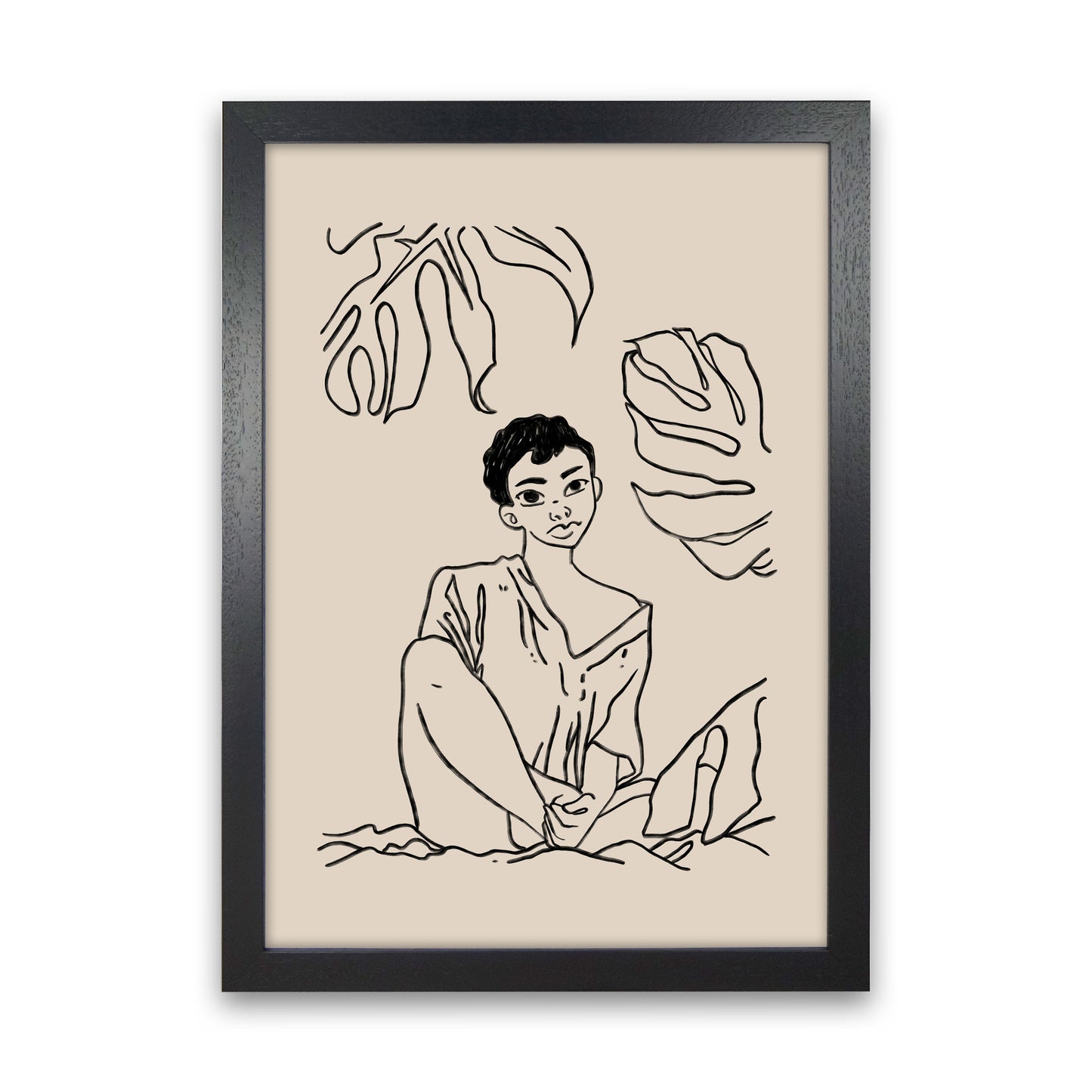 Sundays Art Print by Lucy Michelle Black Grain