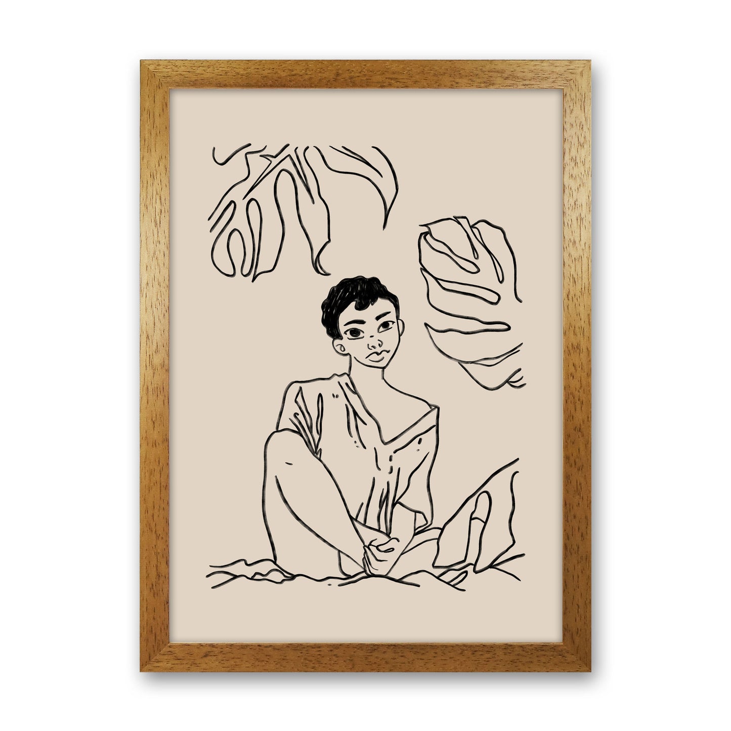 Sundays Art Print by Lucy Michelle Oak Grain