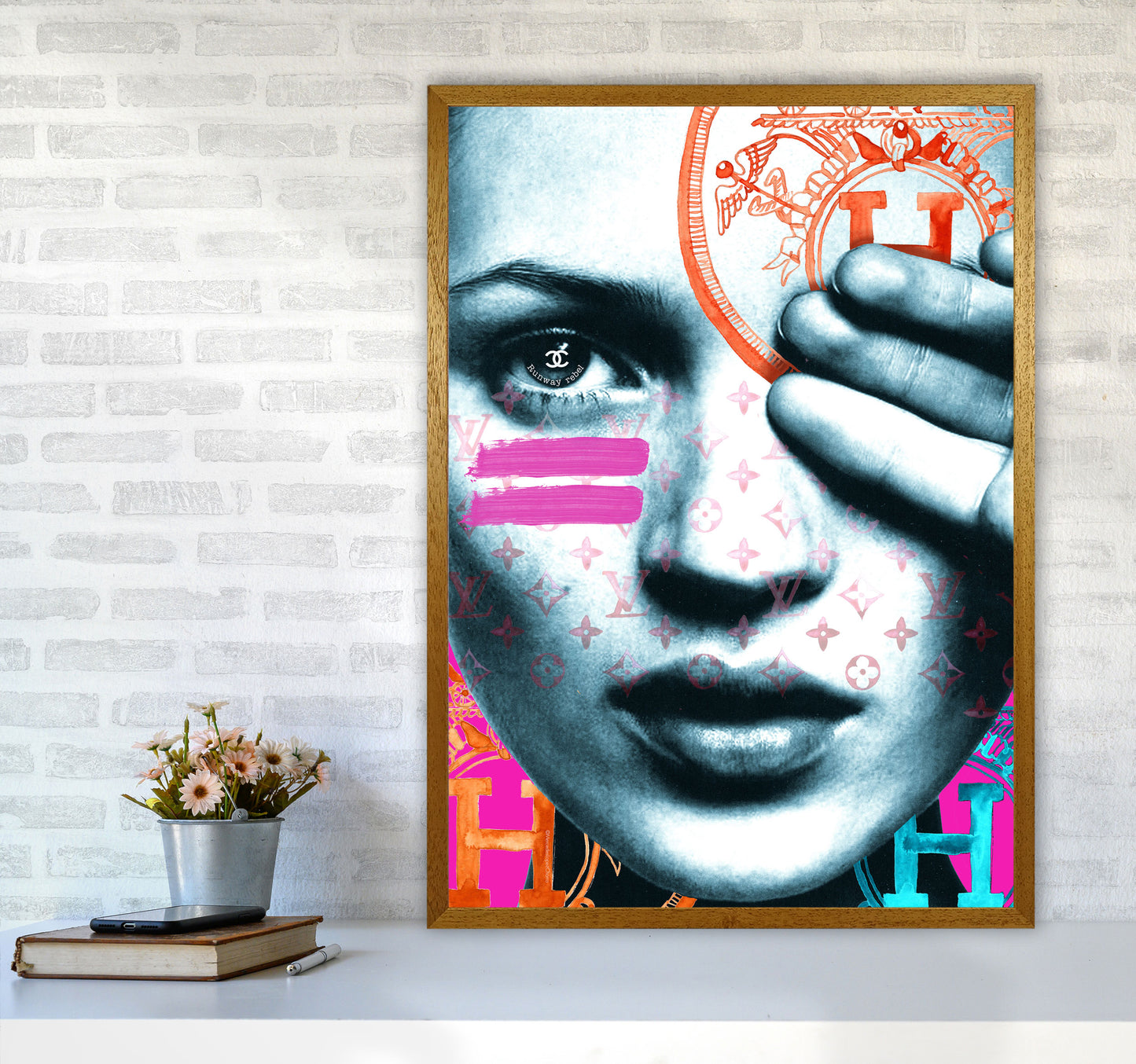 Runway Rebel Modern Fashion Print A1 Print Only