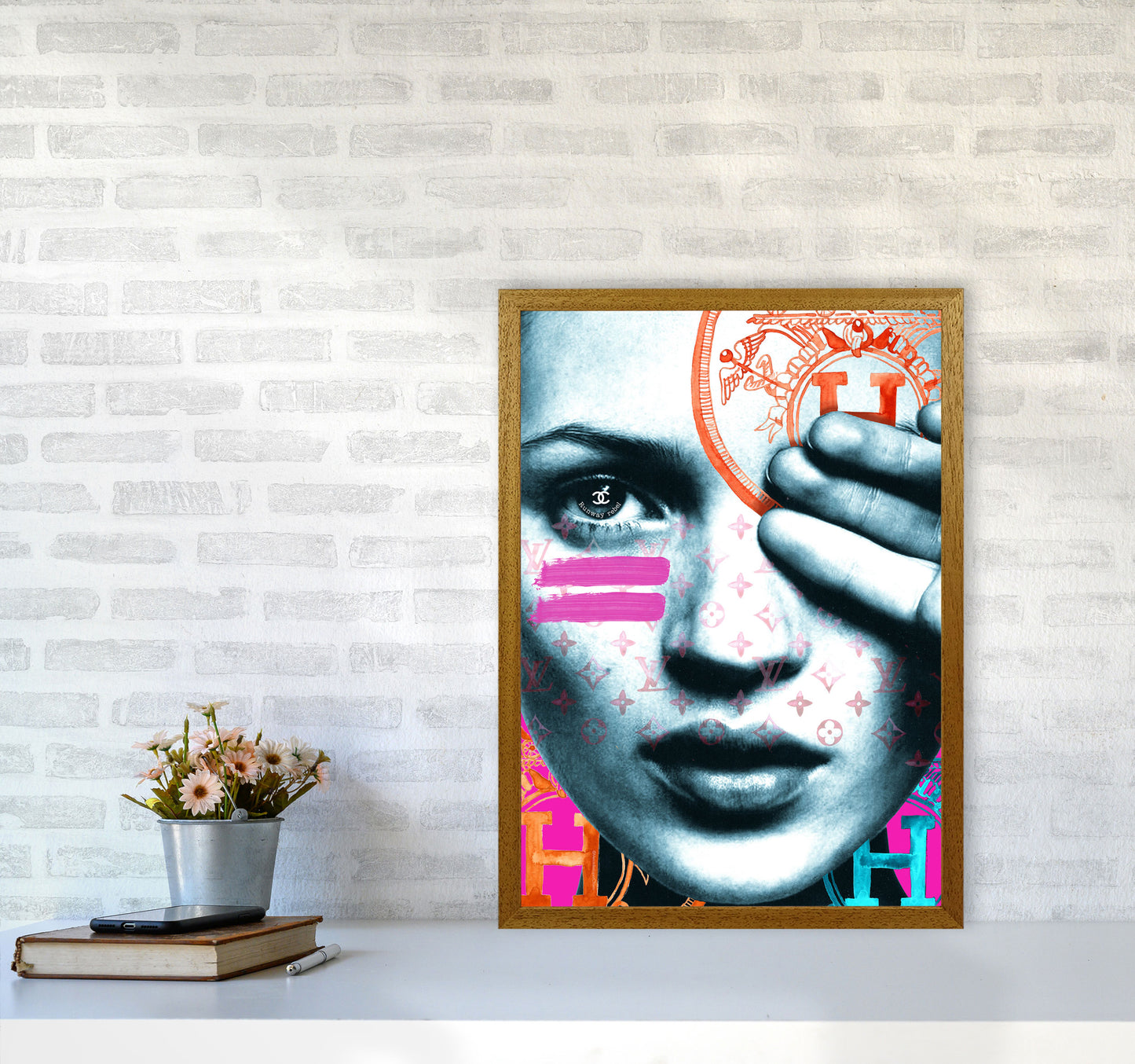 Runway Rebel Modern Fashion Print A2 Print Only