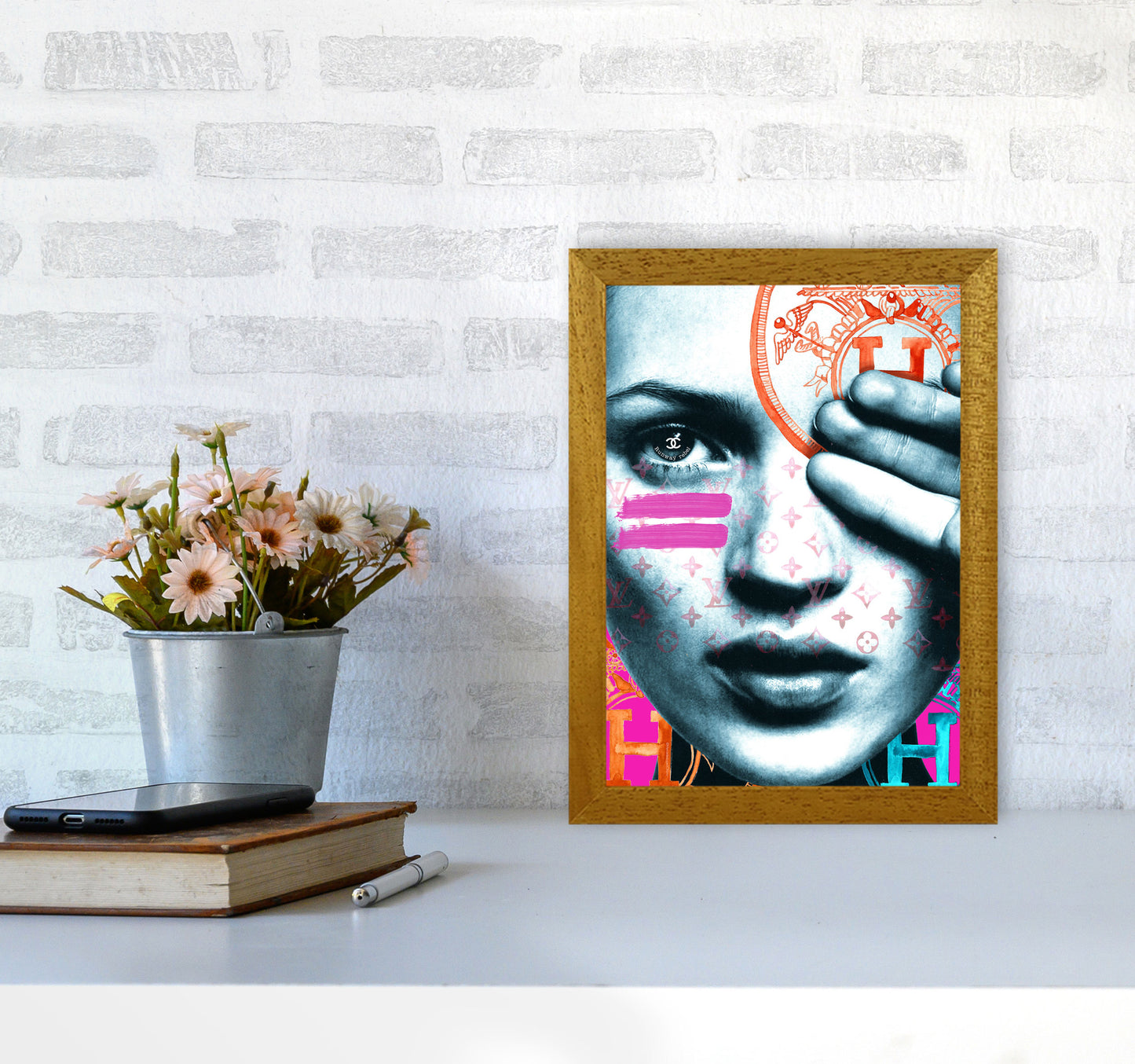 Runway Rebel Modern Fashion Print A4 Print Only