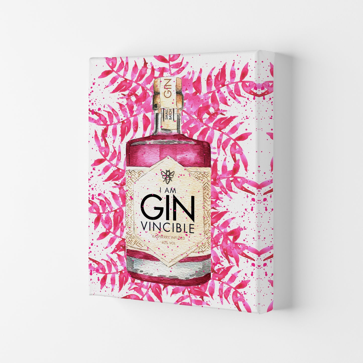 Ginvincible, Kitchen Food & Drink Art Prints Canvas