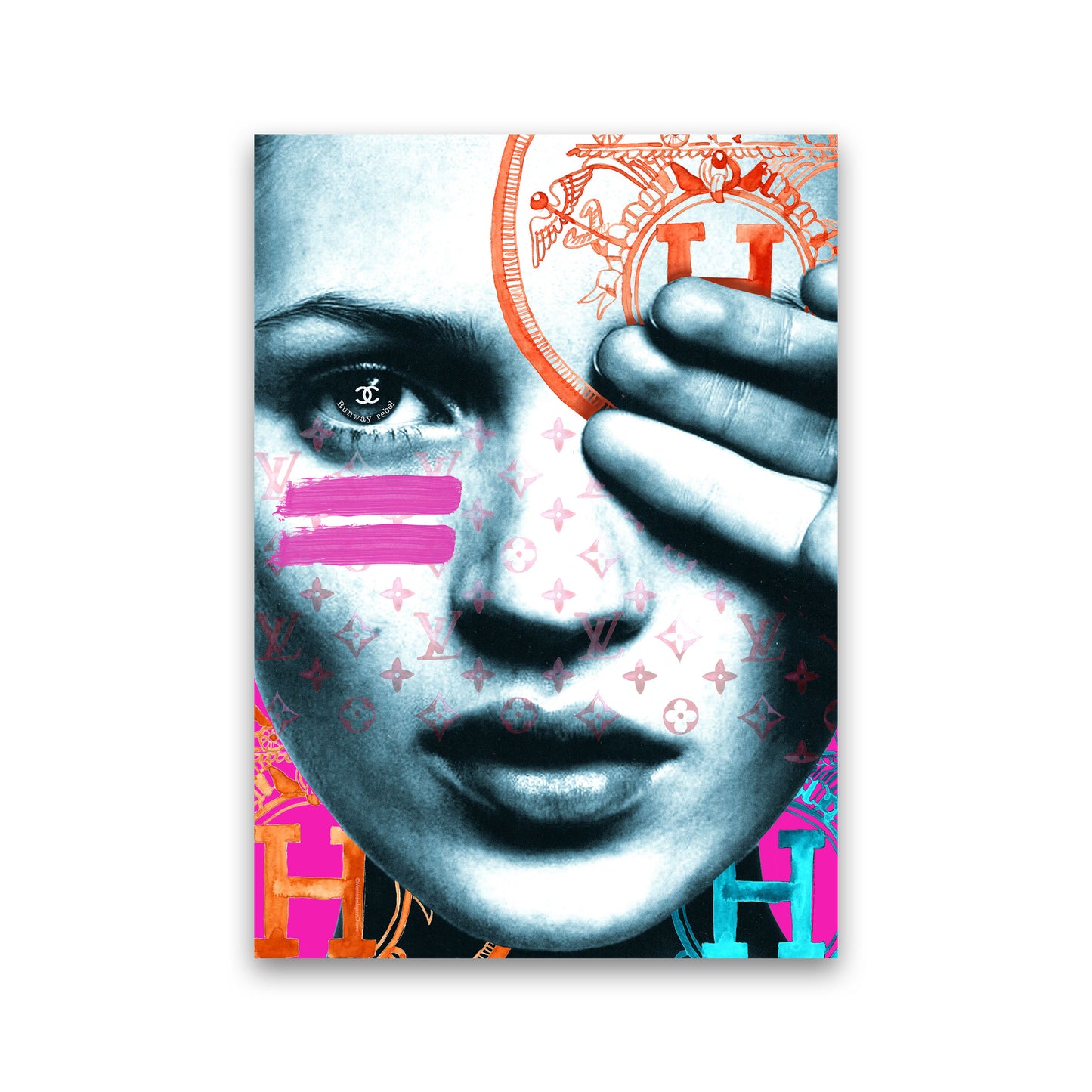 Runway Rebel Modern Fashion Print Print Only