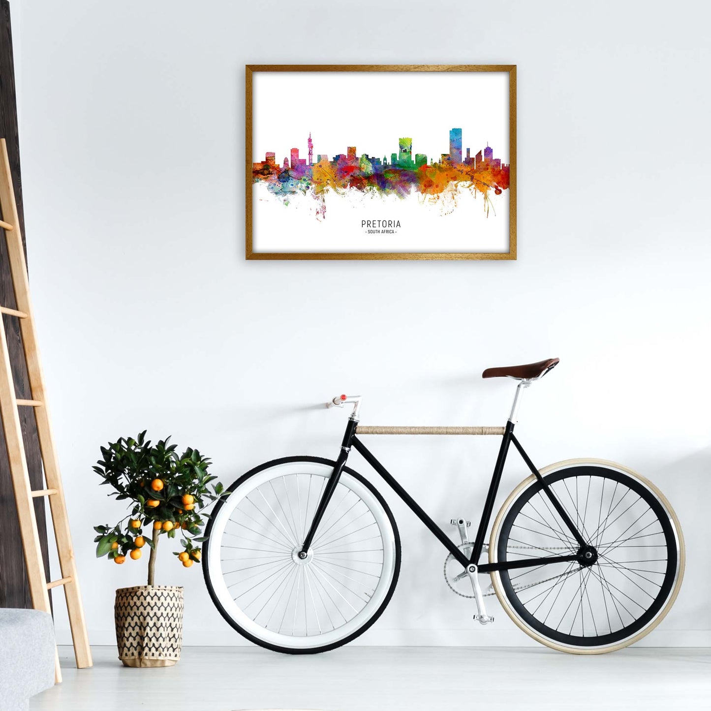 Pretoria South Africa Skyline Art Print by Michael Tompsett A1 Print Only