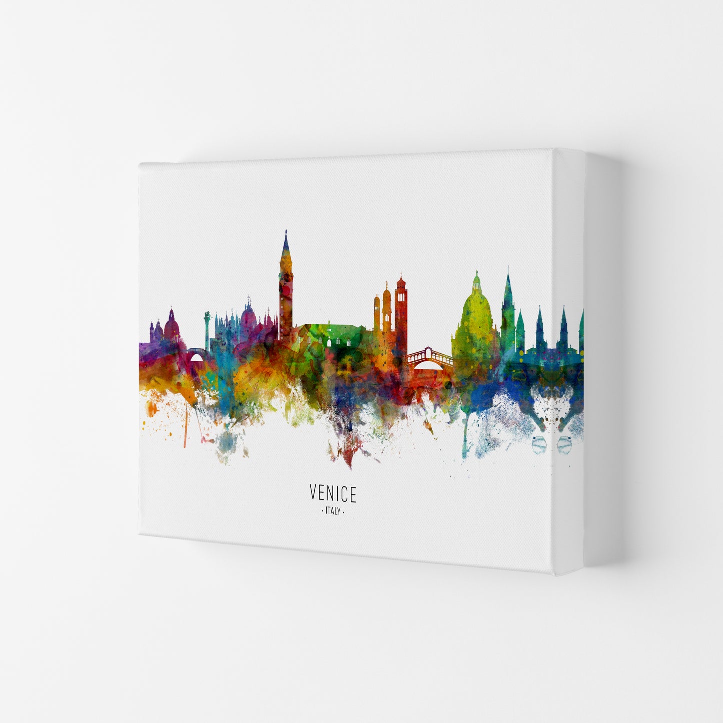 Venice Italy Skyline Art Print by Michael Tompsett Canvas