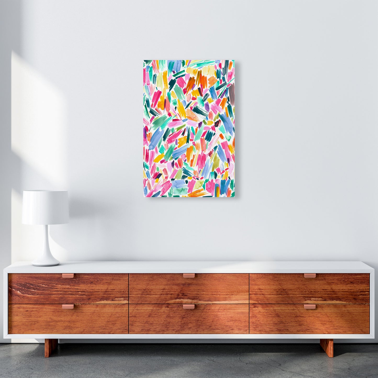 Artist Simple Pleasure Abstract Art Print by Ninola Design A2 Canvas