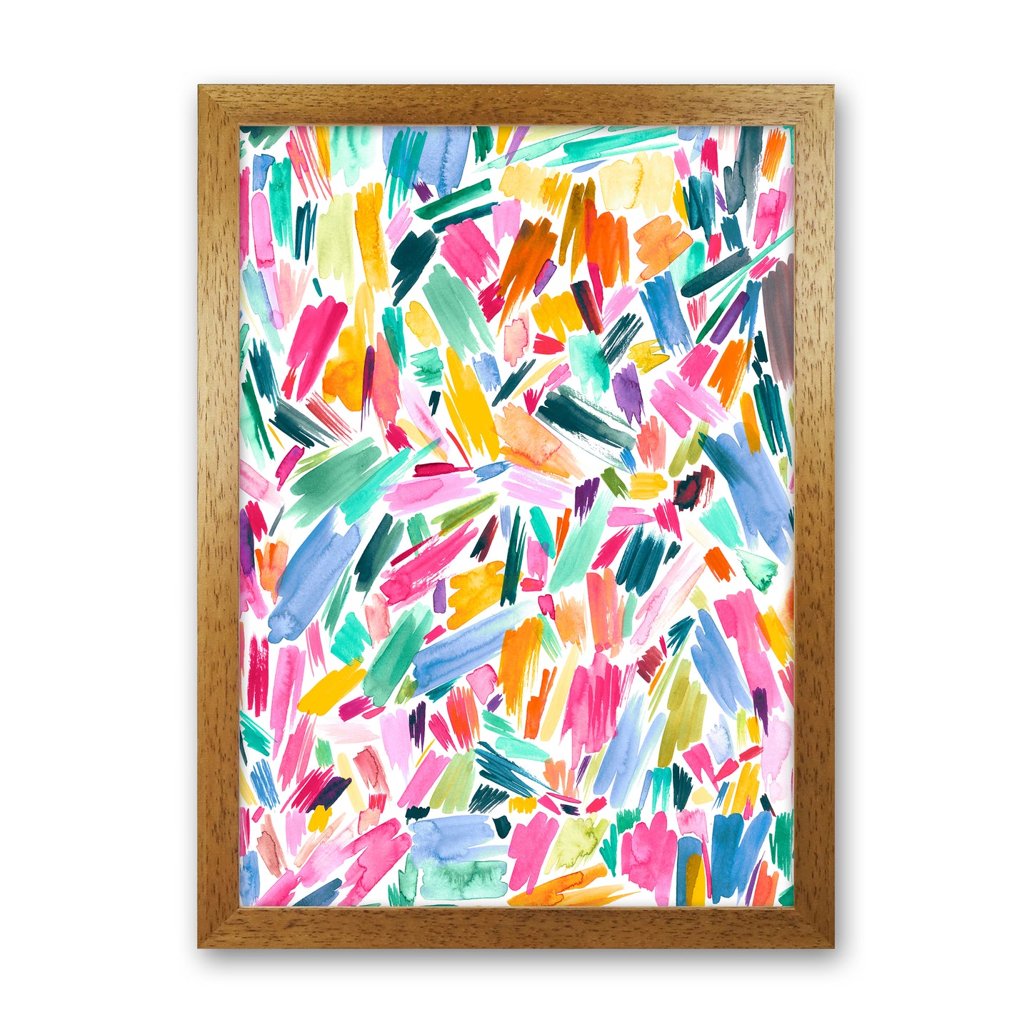 Artist Simple Pleasure Abstract Art Print by Ninola Design Oak Grain