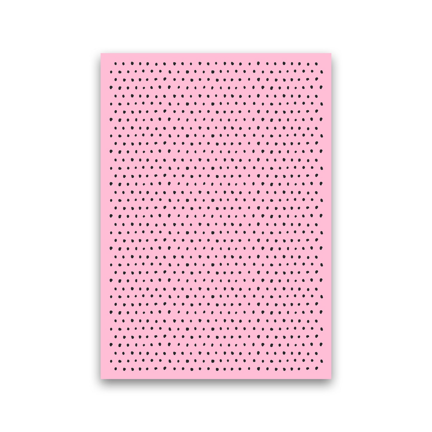 Artsy Dots Pink Abstract Art Print by Ninola Design Print Only