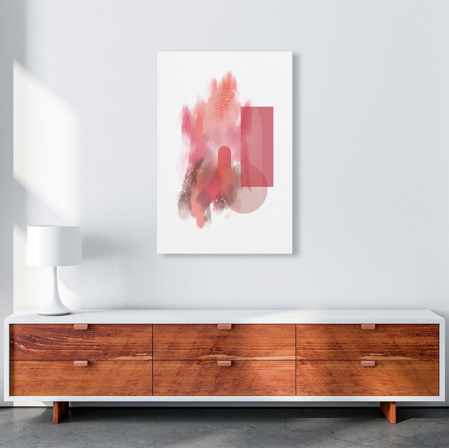 Color painting 2 Abstract Art Print by Nordic Creators A1 Canvas