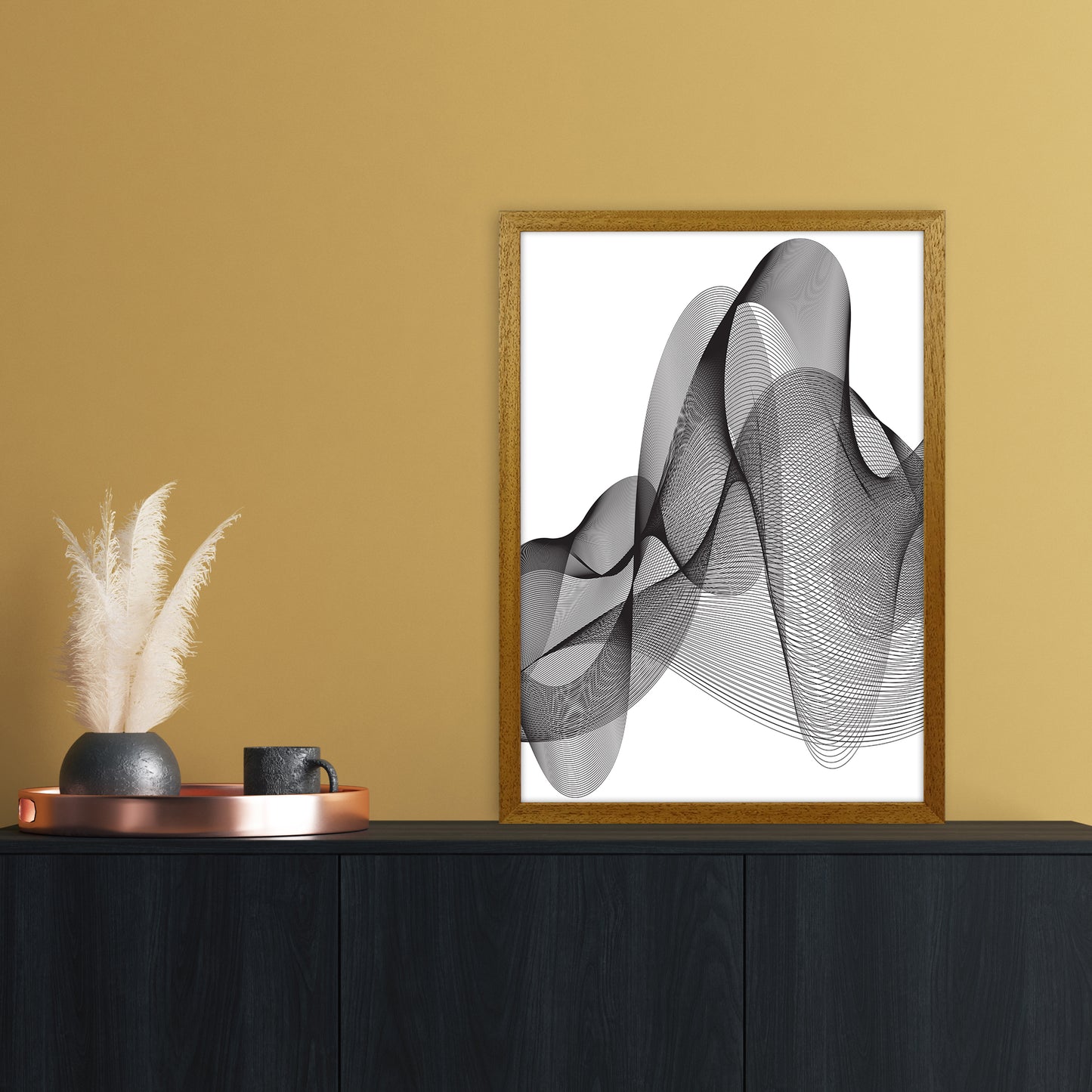 Graphic Abstract Art Print by Nordic Creators A2 Print Only