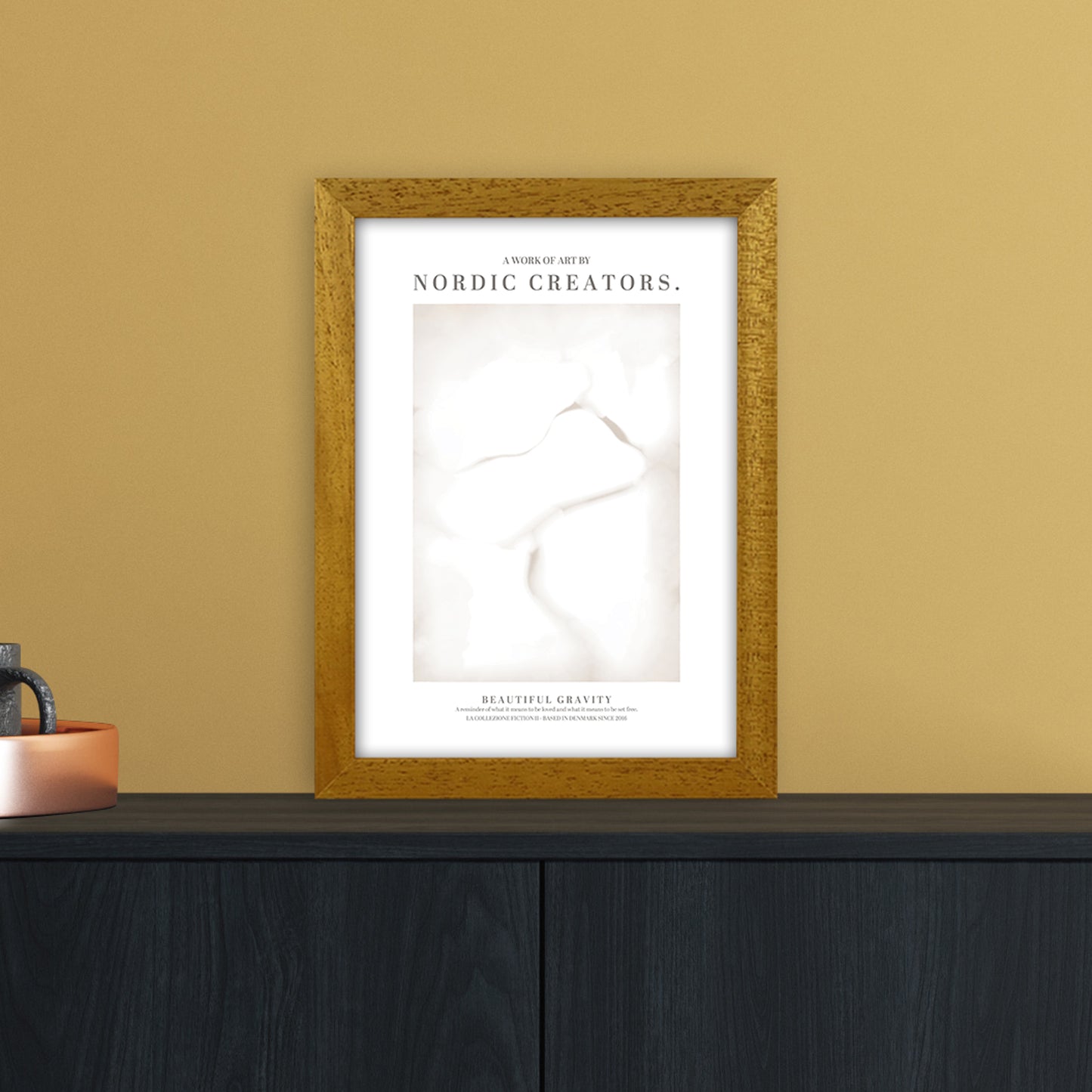 Beautiful Gravity Abstract Art Print by Nordic Creators A4 Print Only